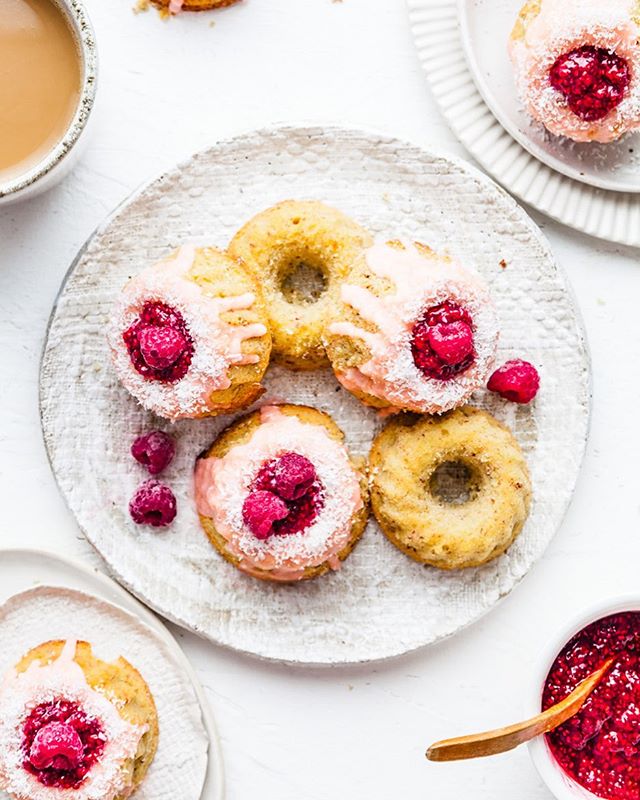 When berries are in abundance it&rsquo;s time to make my Mini Iced Vovo Bundt Cakes. Little moreish mouthfuls of soft and tender crumbed cake drizzled with a soft pink icing and topped with homemade raspberry filling. {Gluten &amp; Dairy Free} These 