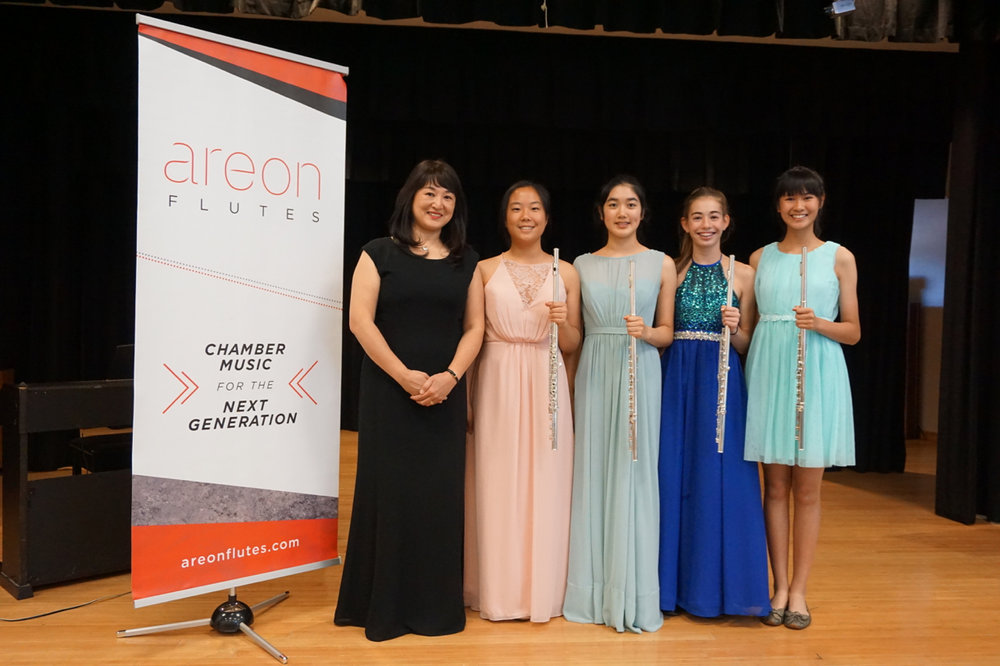 solo competition finalists with collaborative pianist Hiroko Mizuno