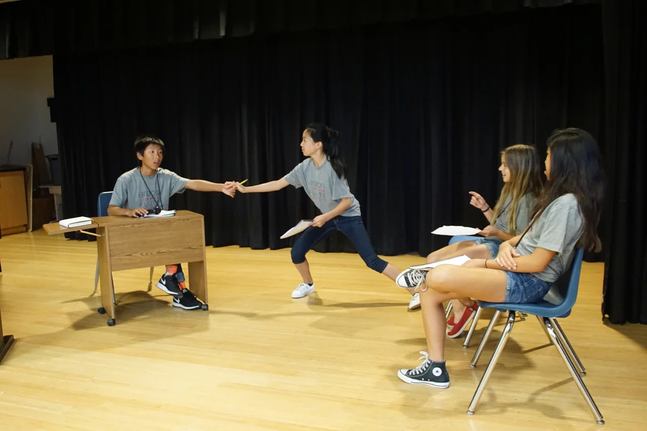 Blue Flutes team skit