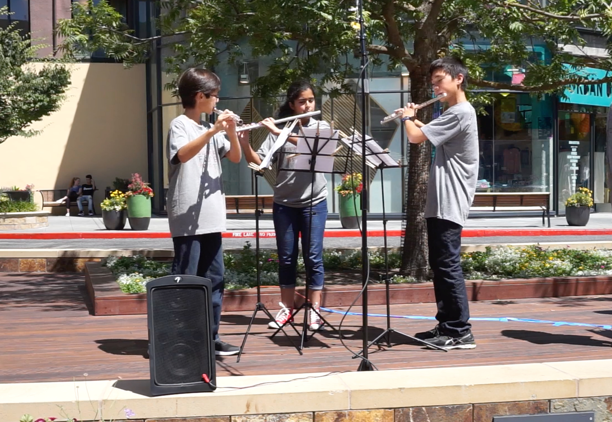 performing at the final concert