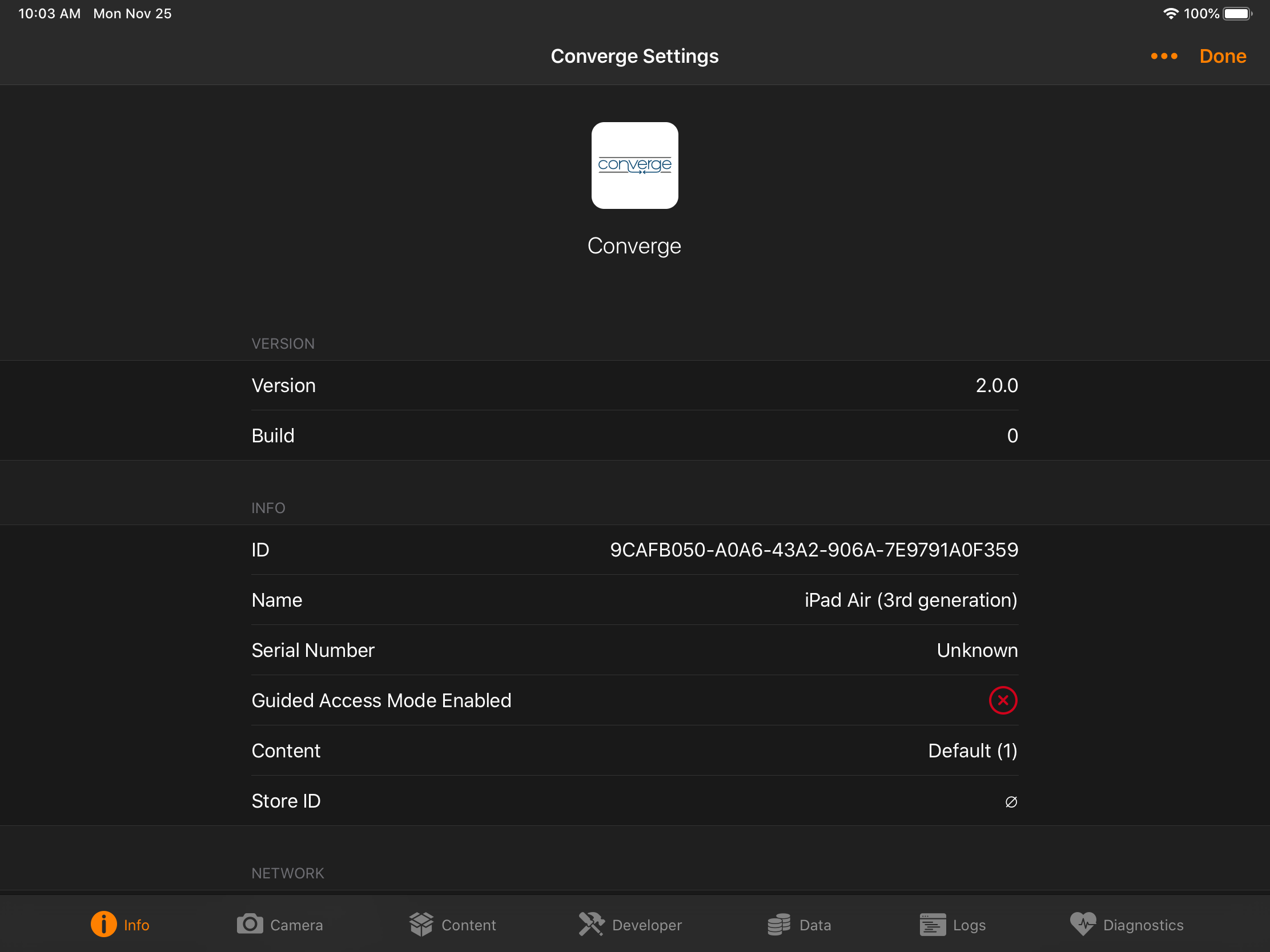 Create unique login credentials for authorized users to submit help desk tickets for issues with devices & content