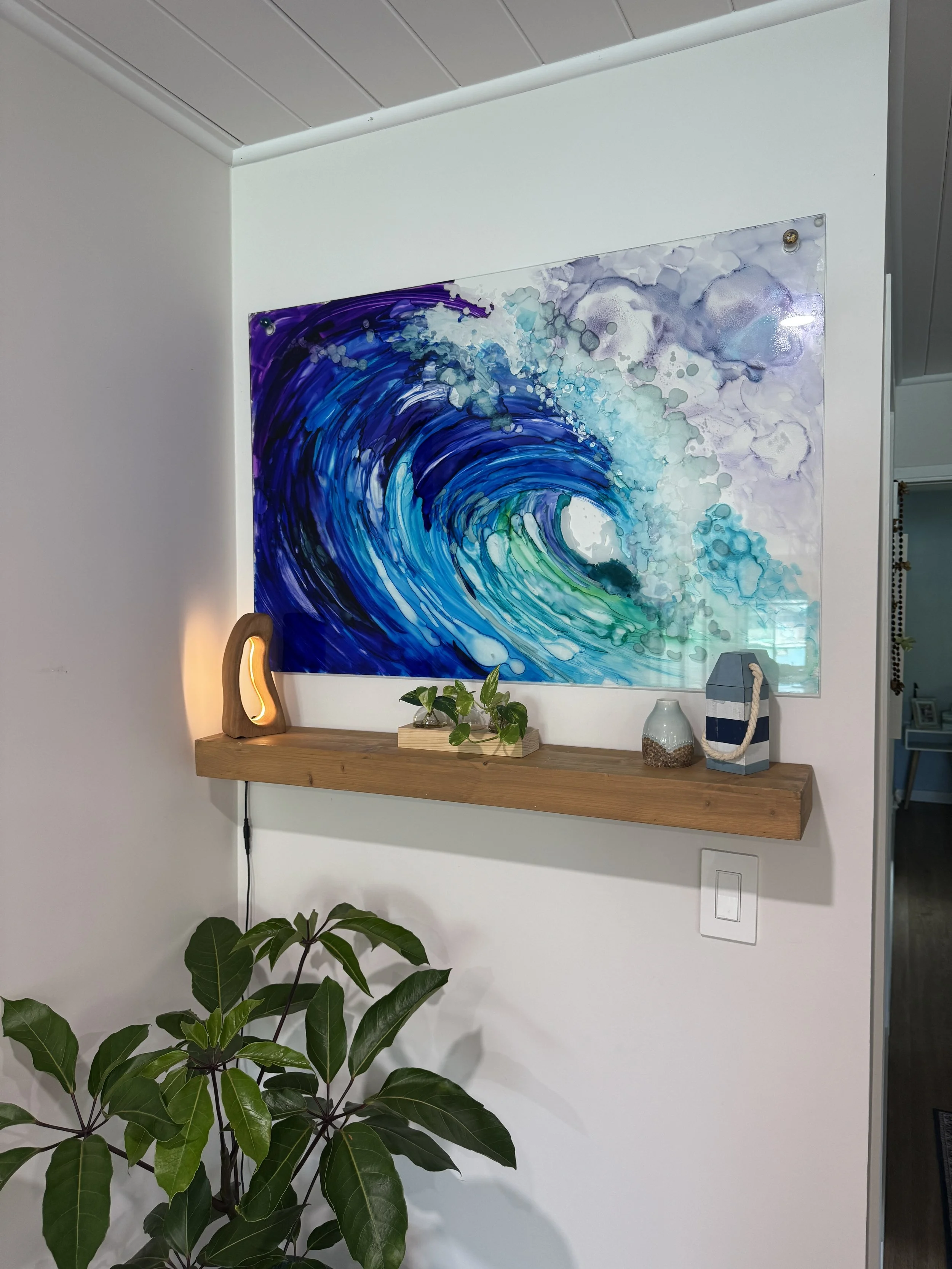 Wave alcohol ink