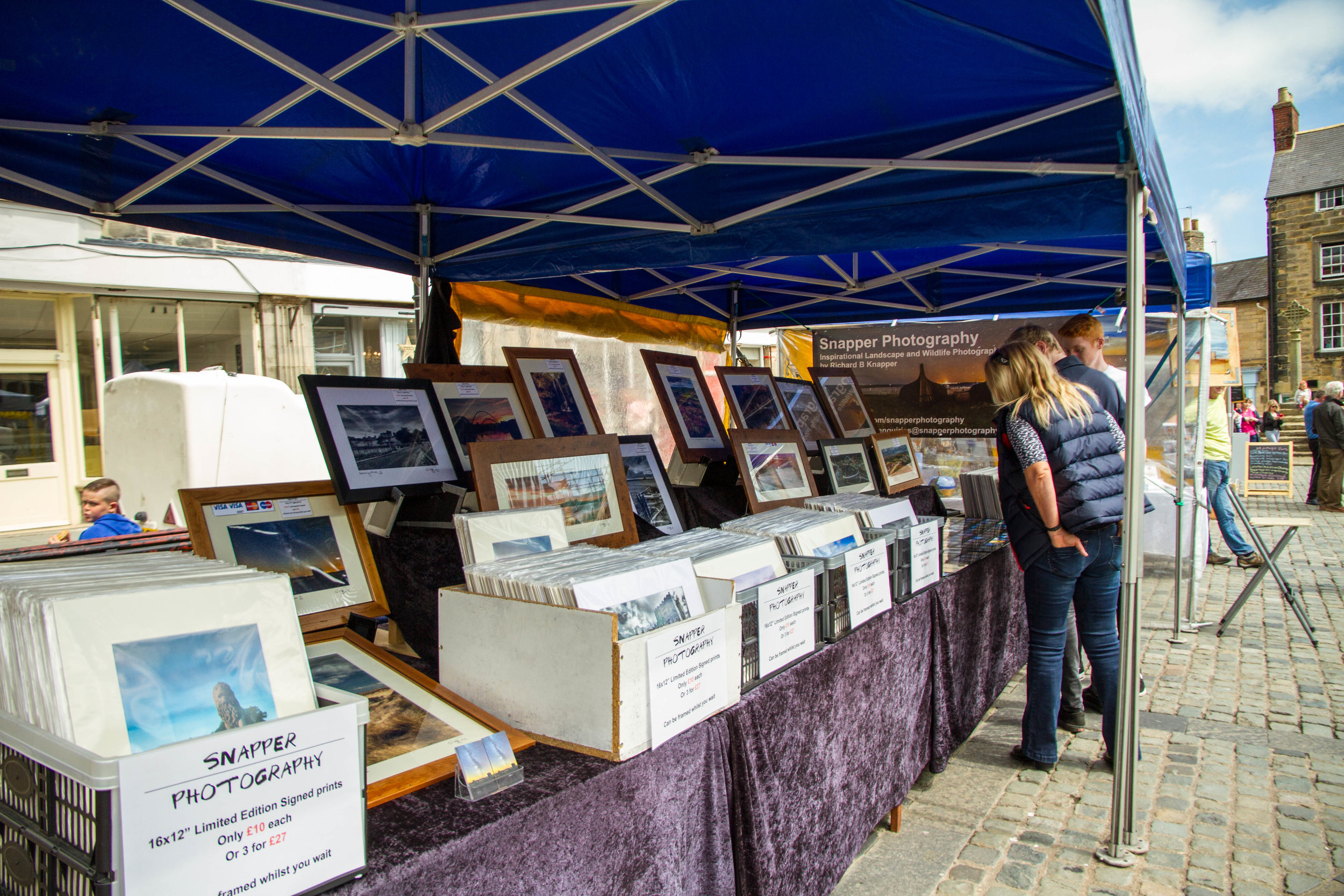Snapper Photography at Alnwick Market
