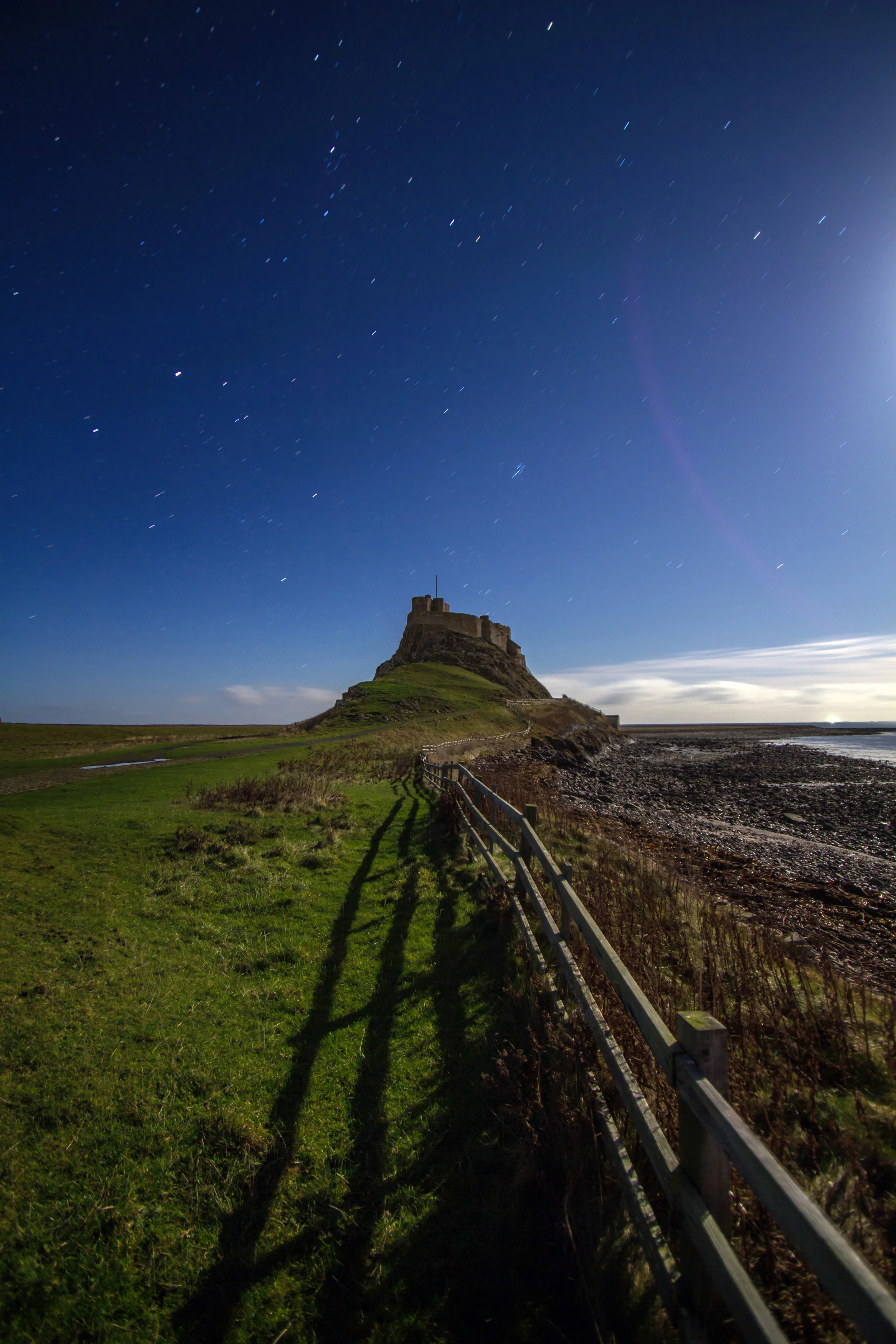 LNO565 - Moonlight Shadow, Lindisfarne Castle