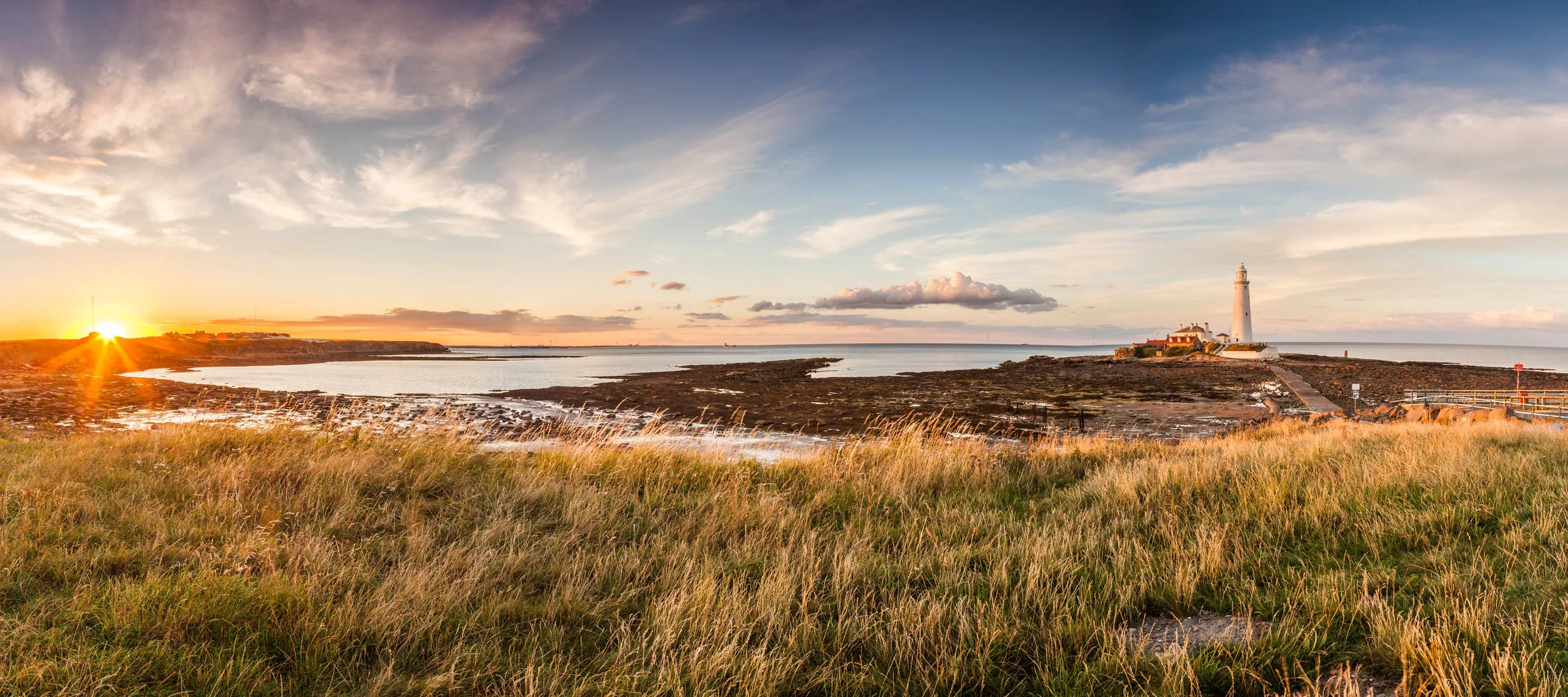 LTY343 PP - Summer Sunset over St Marys Island