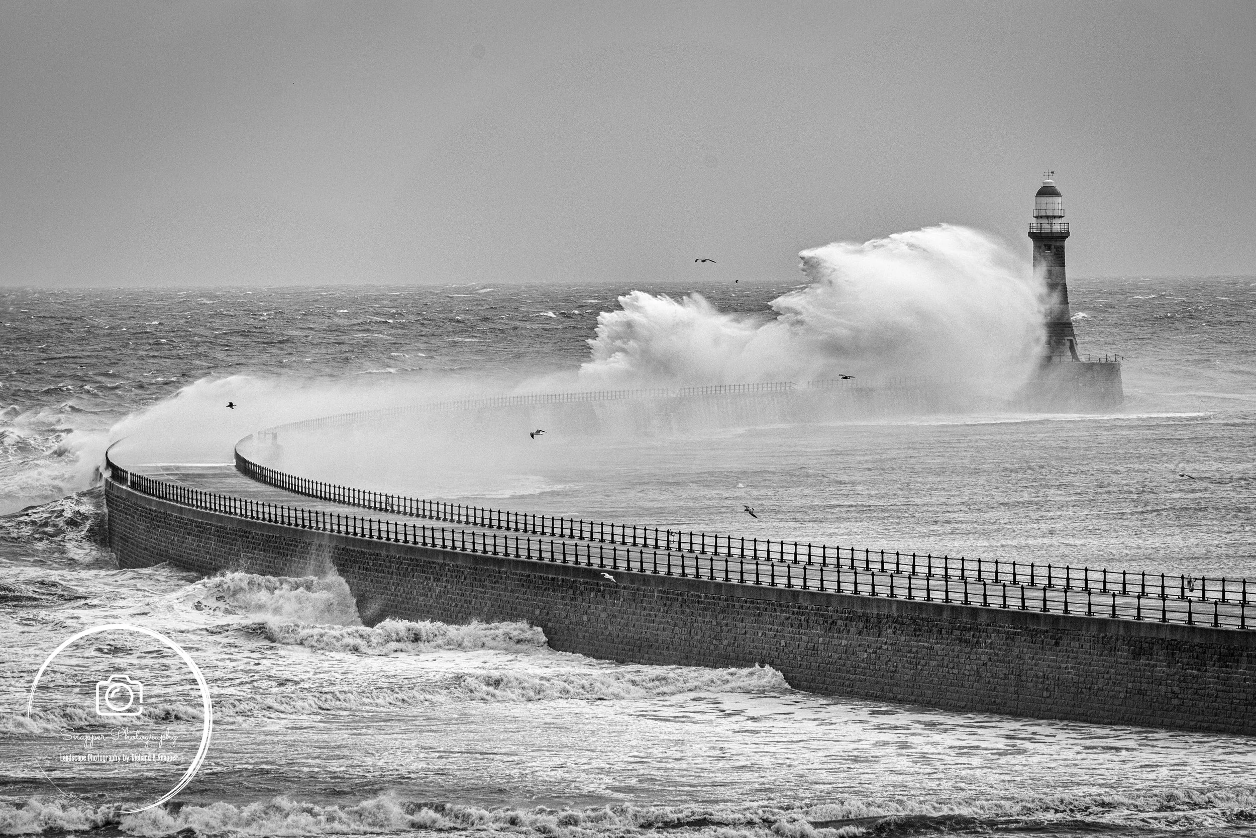 LDU300 (BW) - Wave Explosion, Roker Pier.jpg