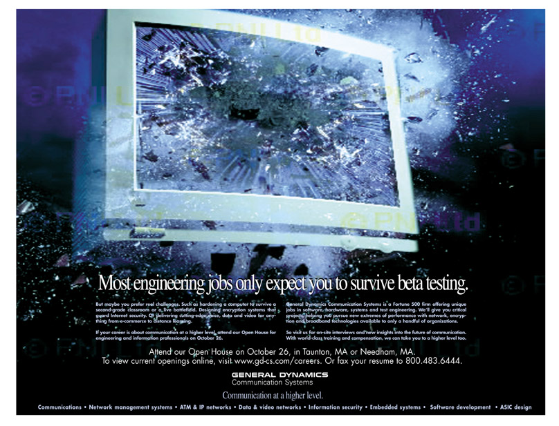 Recruitment Ad - General Dynamics