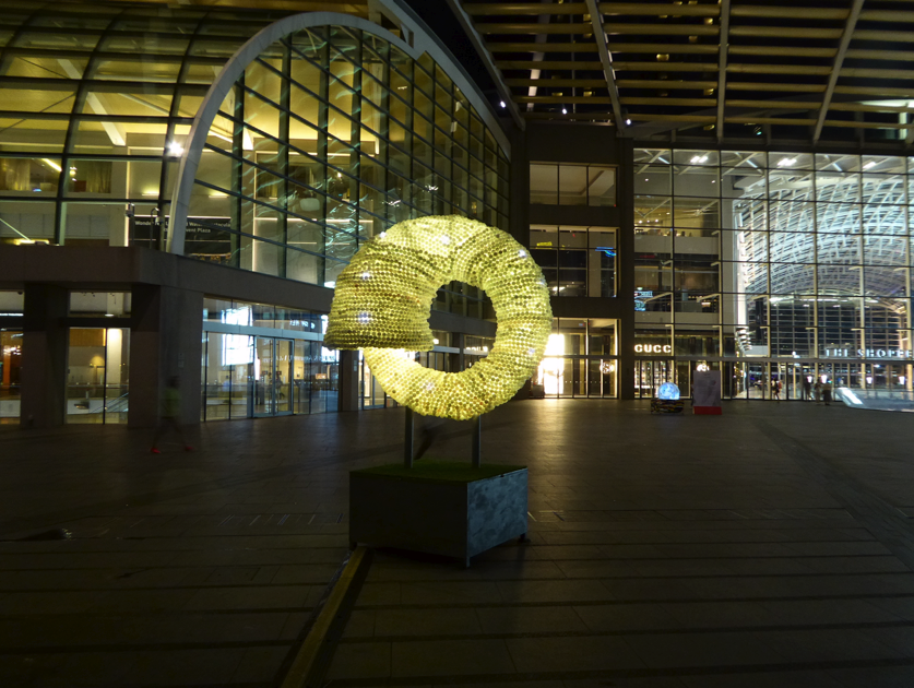 Ouroboros (night view at Marina Bay Sands), Nicola Anthony, 2015