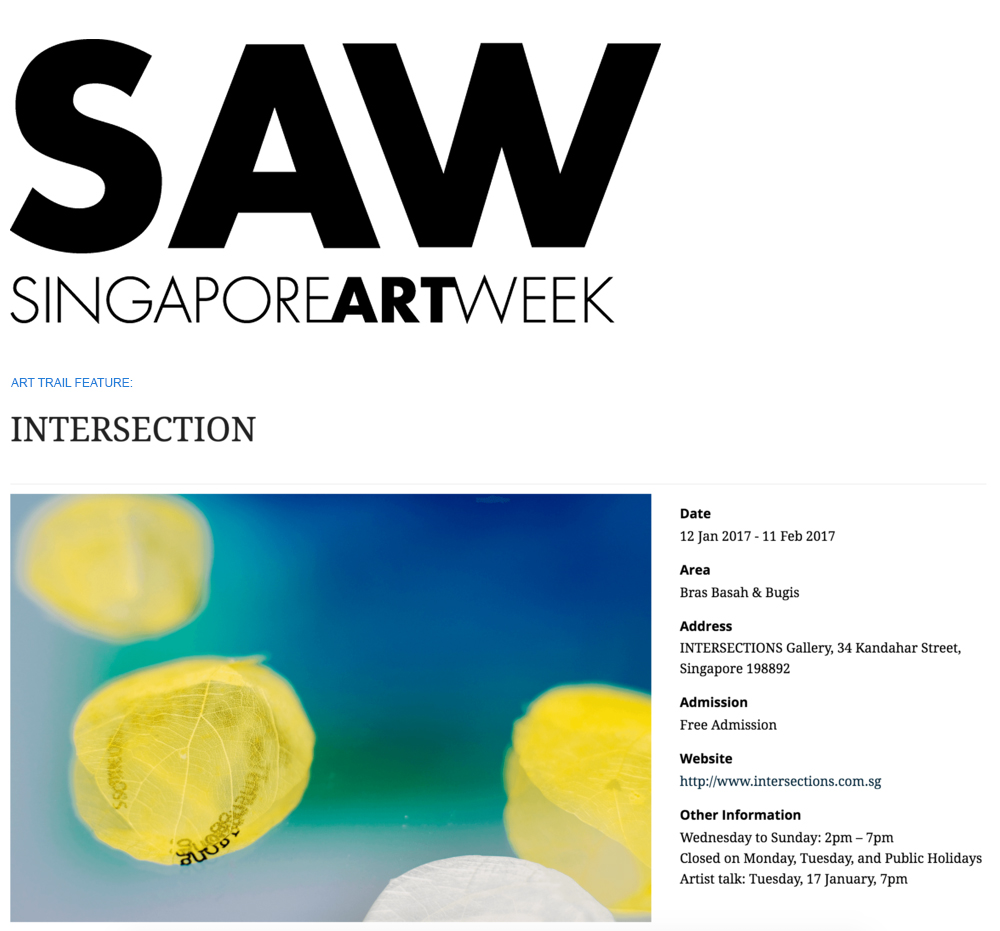 Singapore Art Week 2017, Event Feature