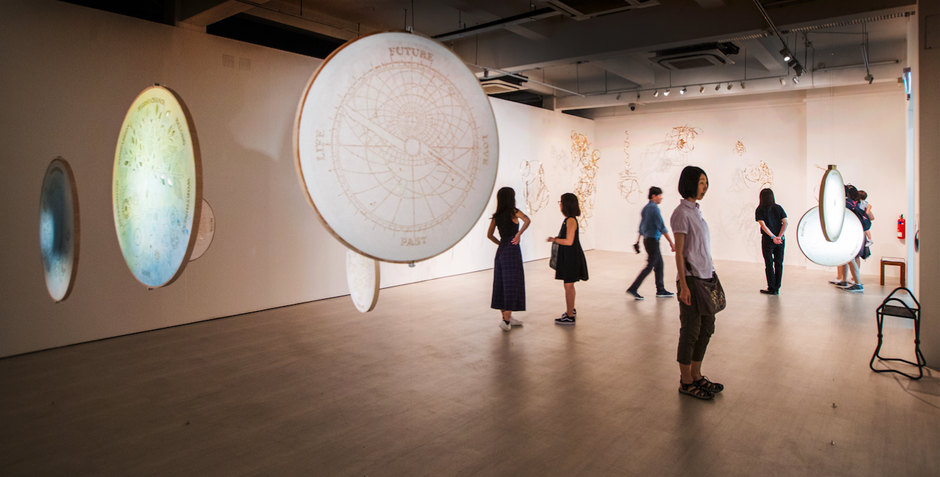 Clockwork moons series, art by Nicola Anthony (c), 2017, commissioned by Singapore Art Museum, 4