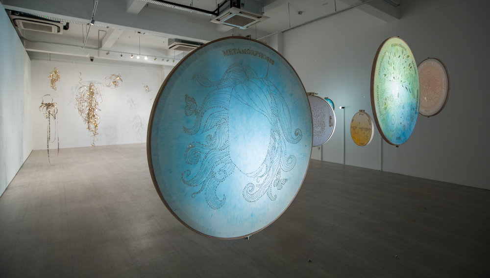 Clockwork moons series, art by Nicola Anthony (c), 2017, commissioned by Singapore Art Museum, 3