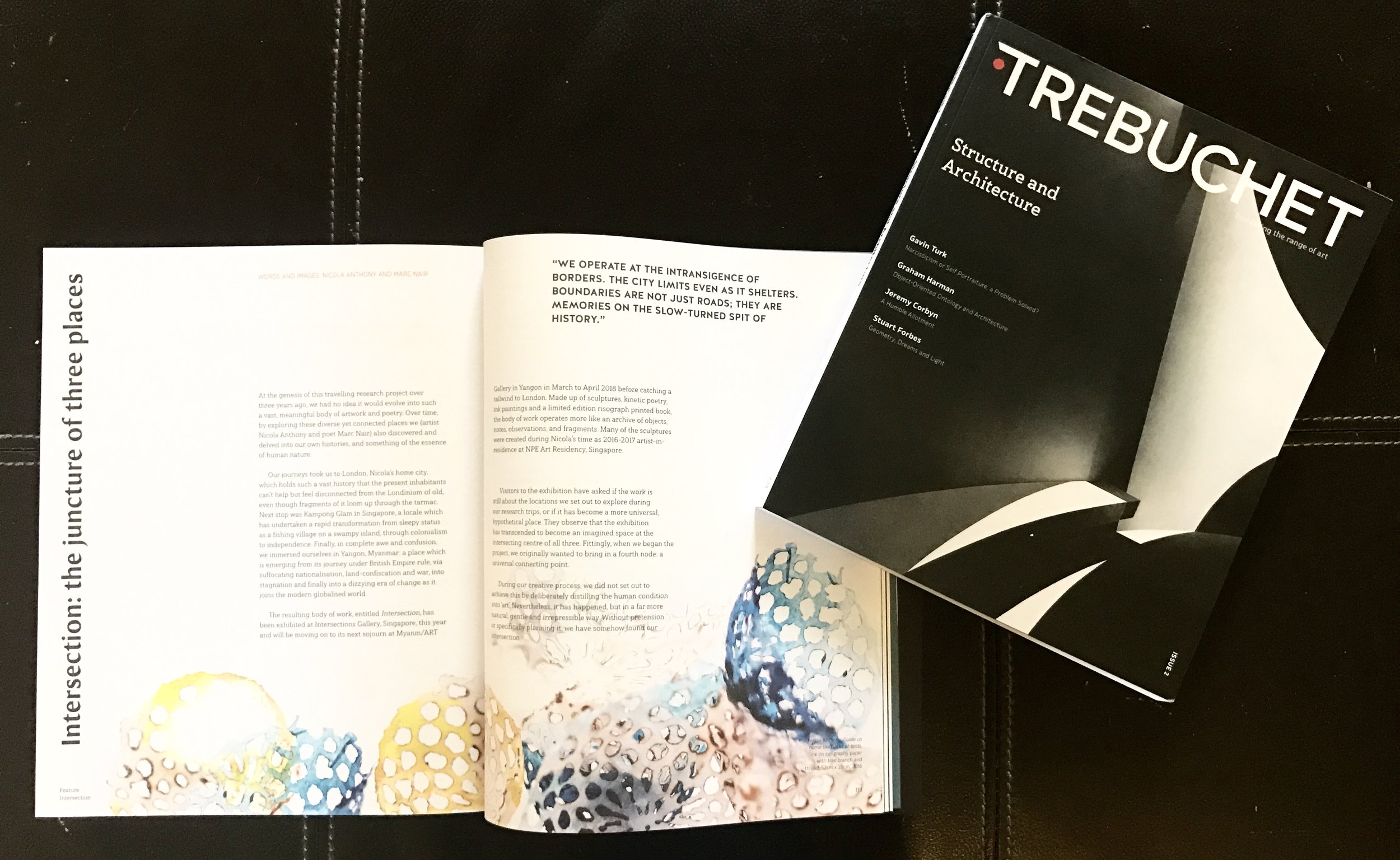 Trebuchet (Issue 2), Words and images by Nicola Anthony and Marc Nair, September 2017