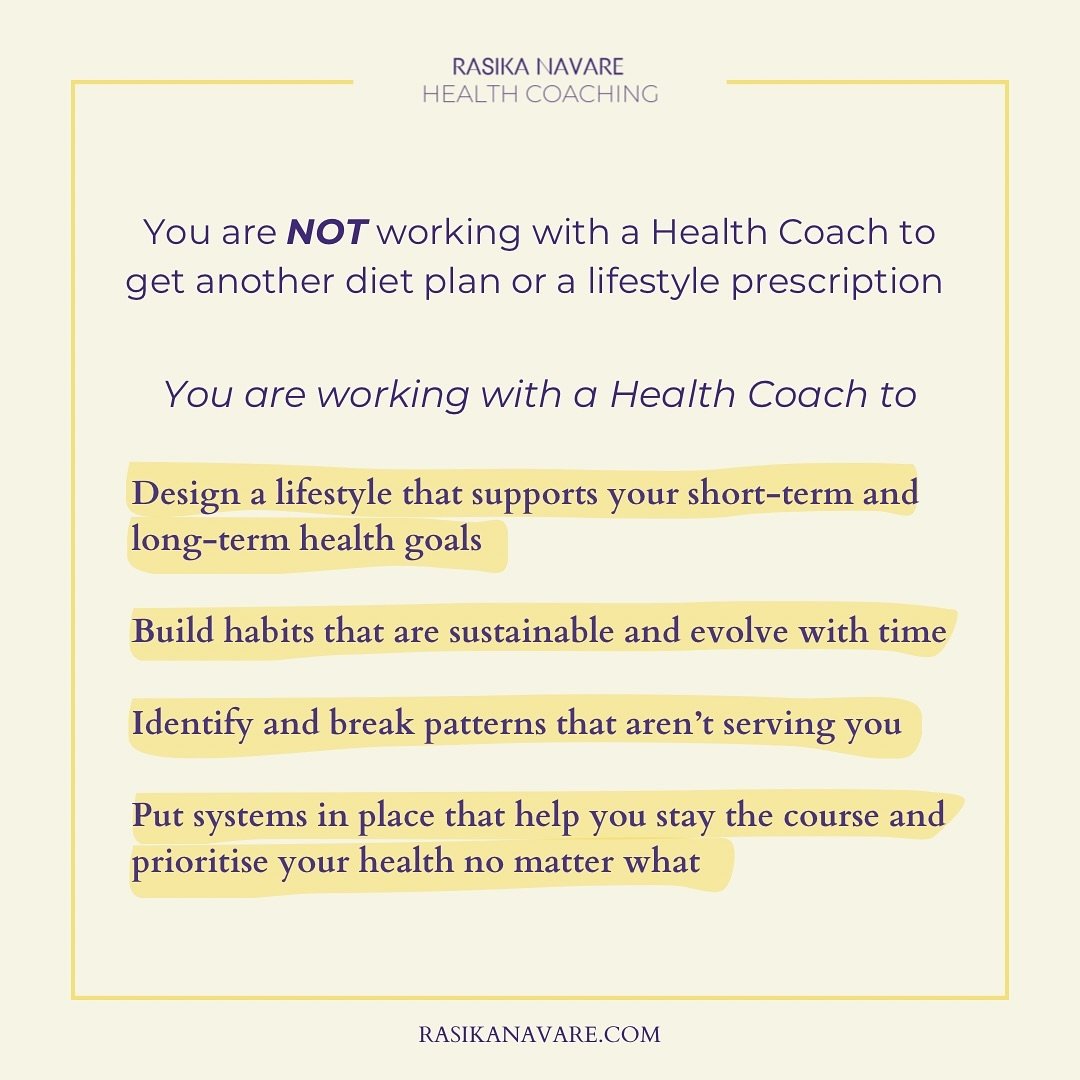 Send me your questions in the DMs
Reach out for more information
I will never ask you to sign up for the 1-1 coaching program without getting on a complimentary discovery call. 
Book a free discovery call to determine whether health coaching is the r