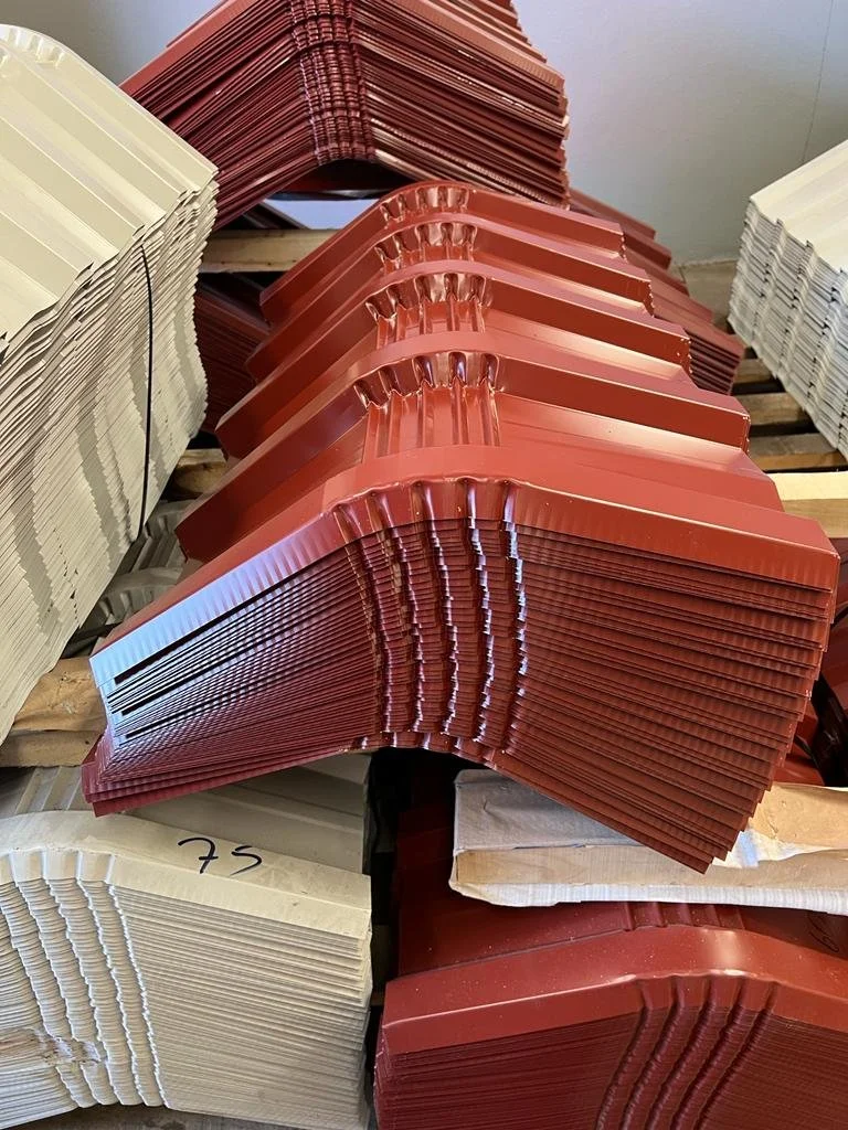 Trapez Mahya (RAL9002 Beyaz ve RAL3009 Bordo)