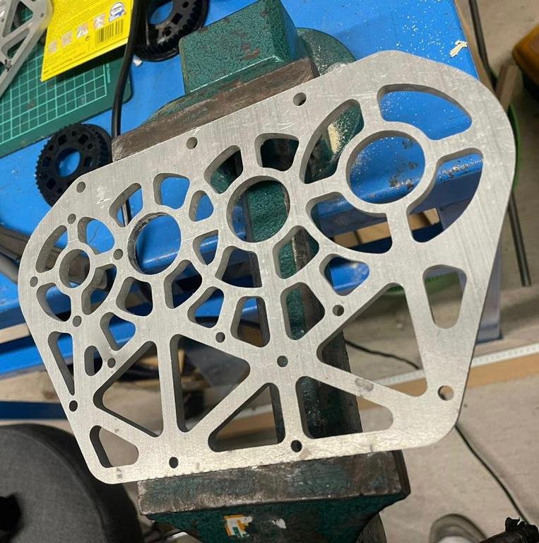 6061 T651  - Alüminyum Tasarım - Su Jeti Kesim