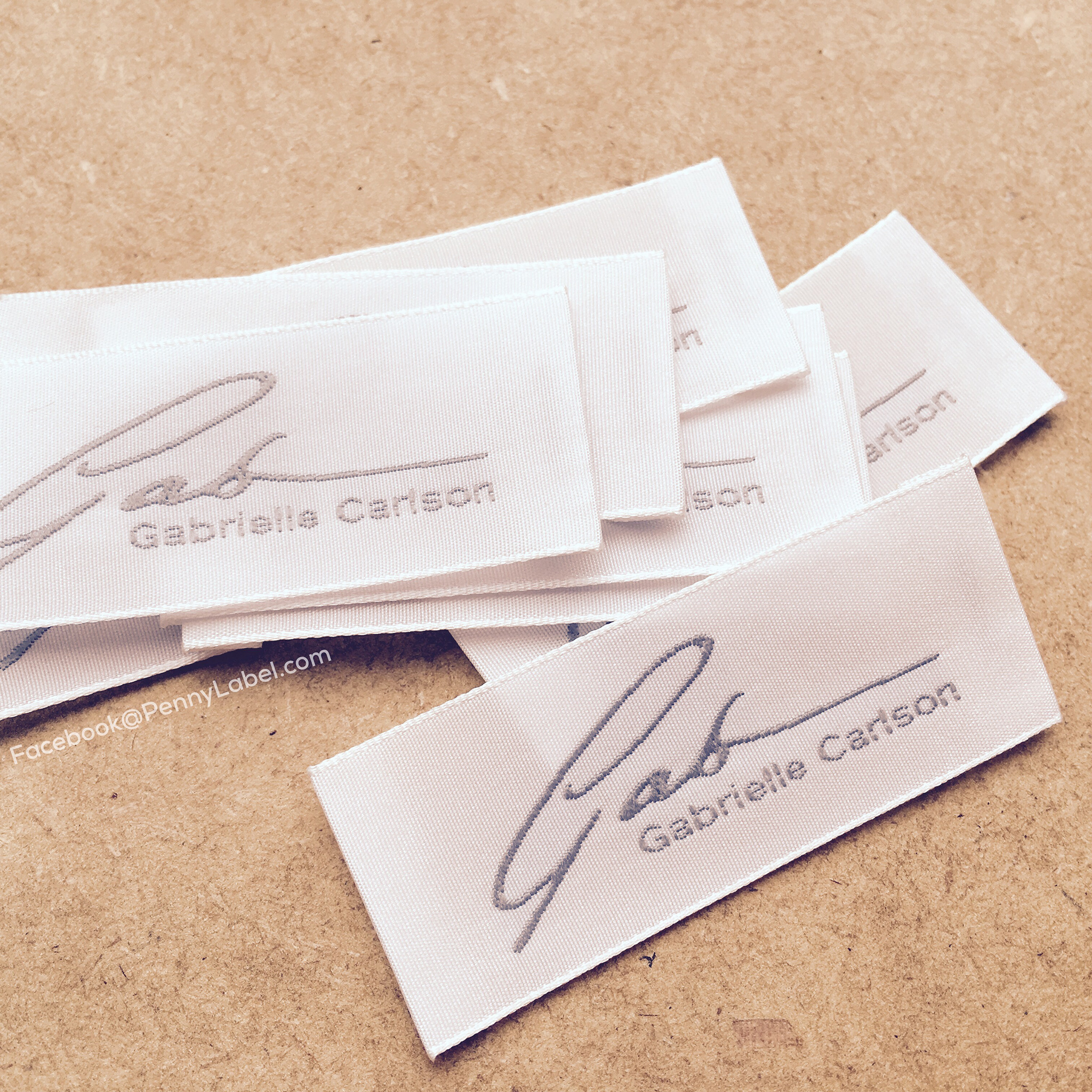 P1845965 extra soft and thin sheer taffeta labels