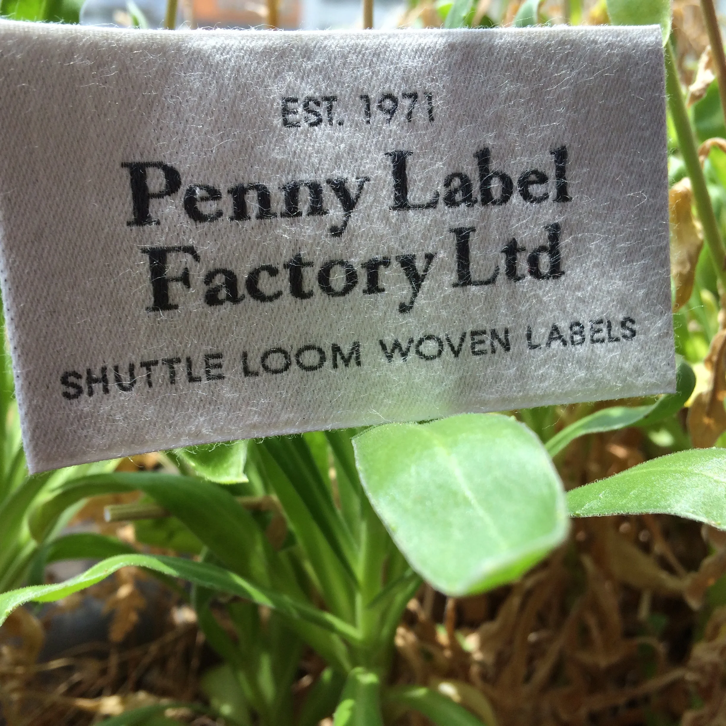 P1821467 cotton + polyester fuzzy label
