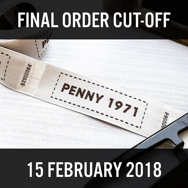 Dear friends, our business will soon close down after decades of operations. Because we have many long-time clients who rely on us to weave non-scratchy shuttle loom labels for their brands, we are keeping our doors opened a little longer to help the