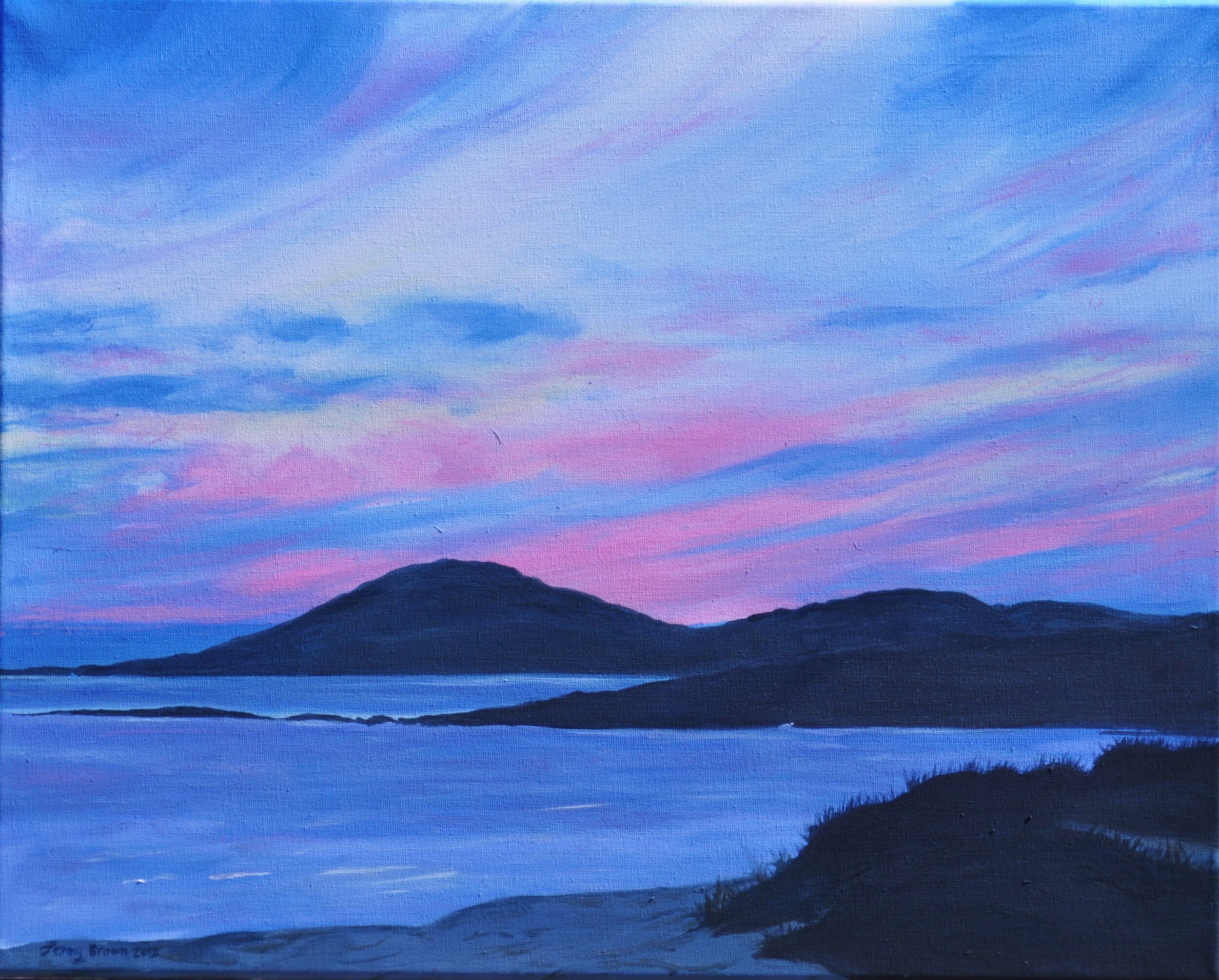 Harris Sunset  30x40cm  Sold