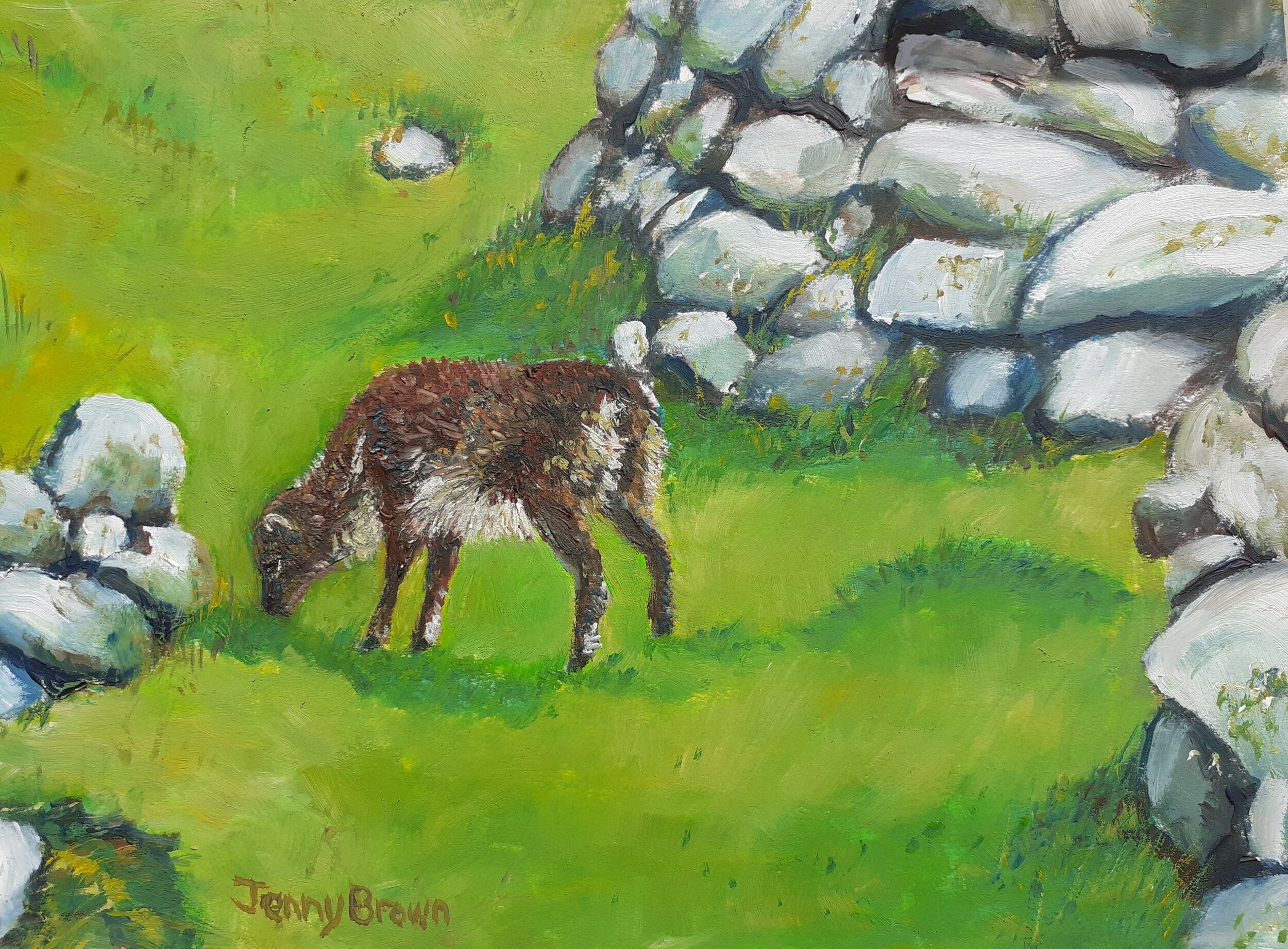 Cropping the Grass, St. Kilda