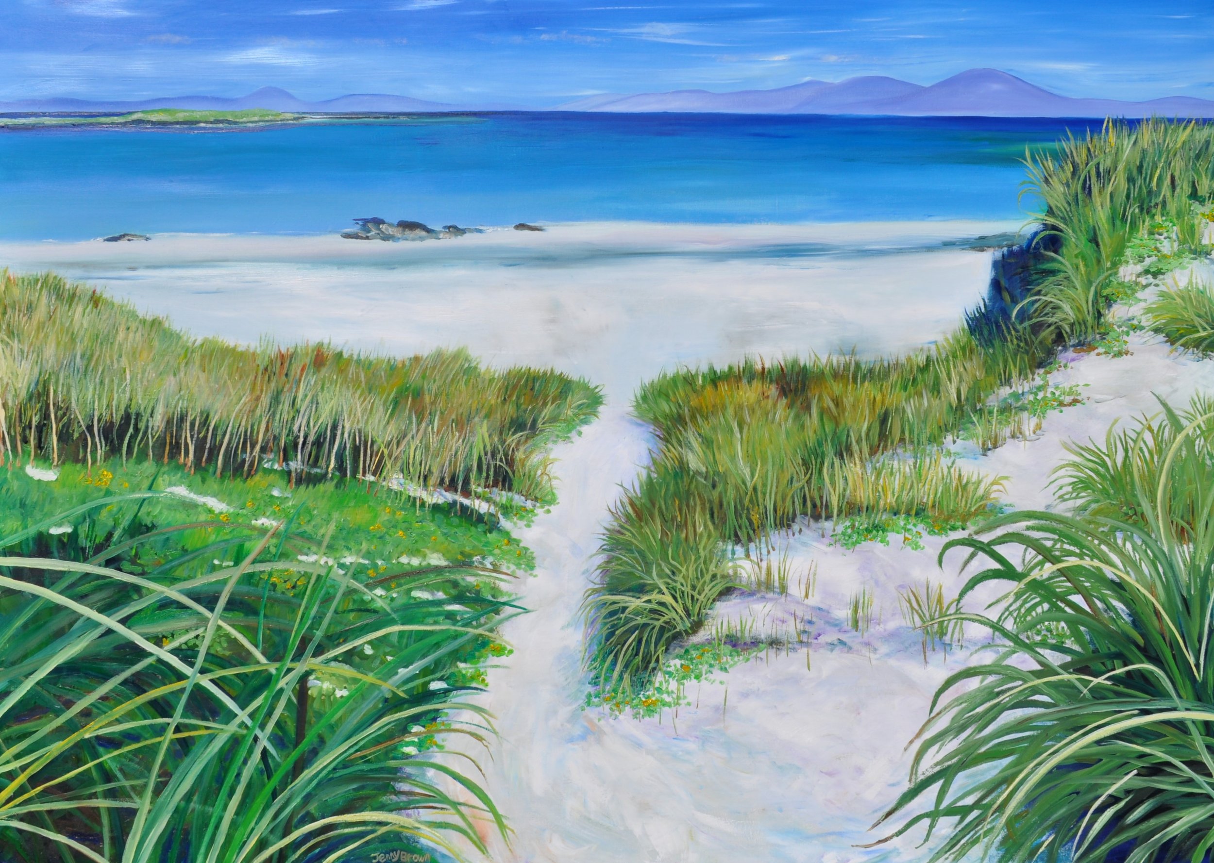 White Sands  120 x100cm  Print available