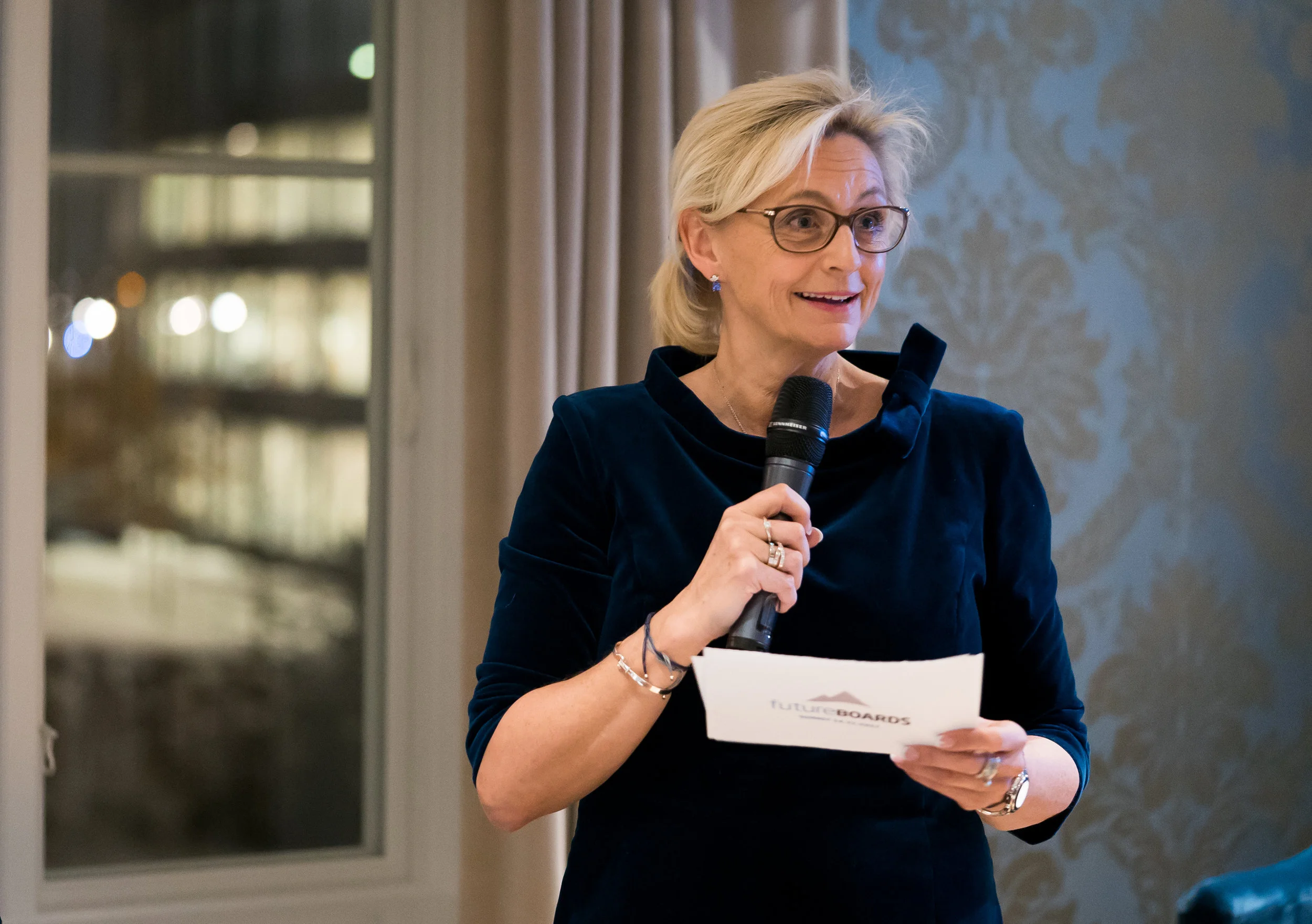 Turid Solvang at the FutureBoards Summit 2017 MasterClass, Oslo