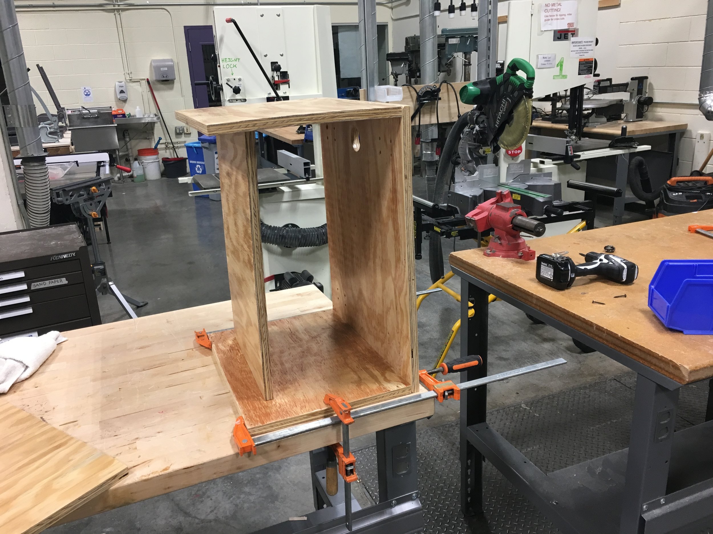 Assembling the Foot Bath.