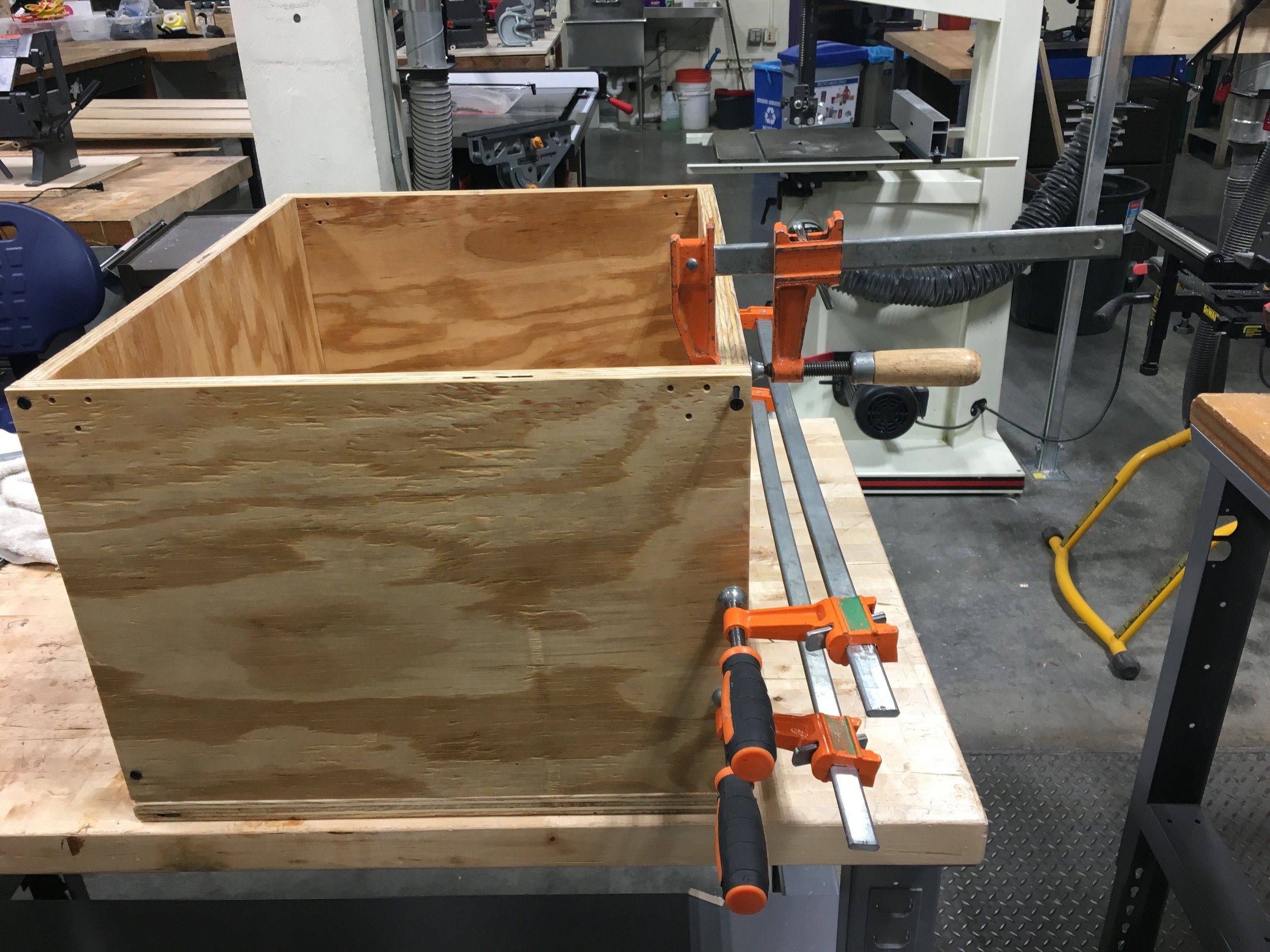 Assembling the Foot Bath.