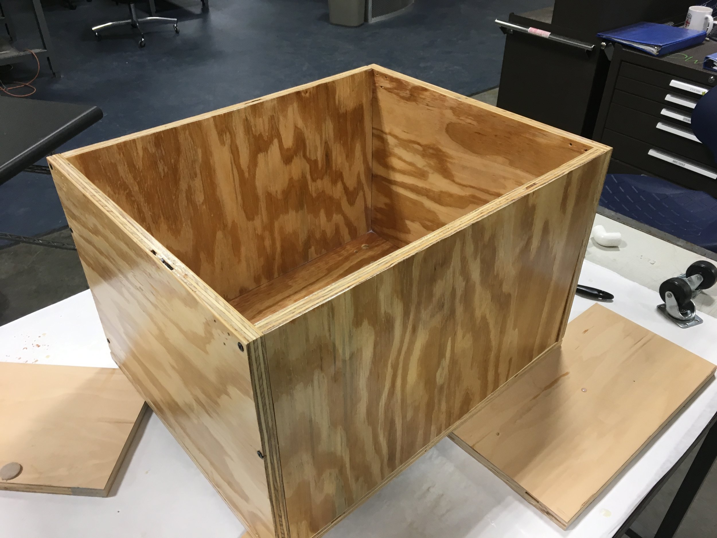 Assembling the Foot Bath.