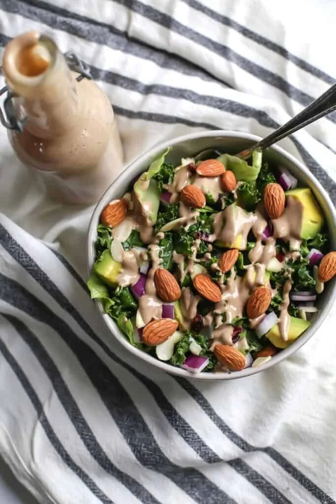 Balsamic Almond Butter Dressing