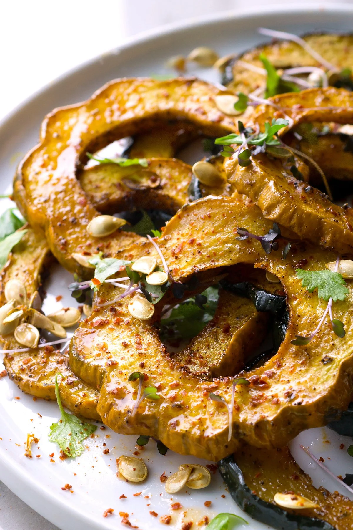 Chili Lime Roasted Squash