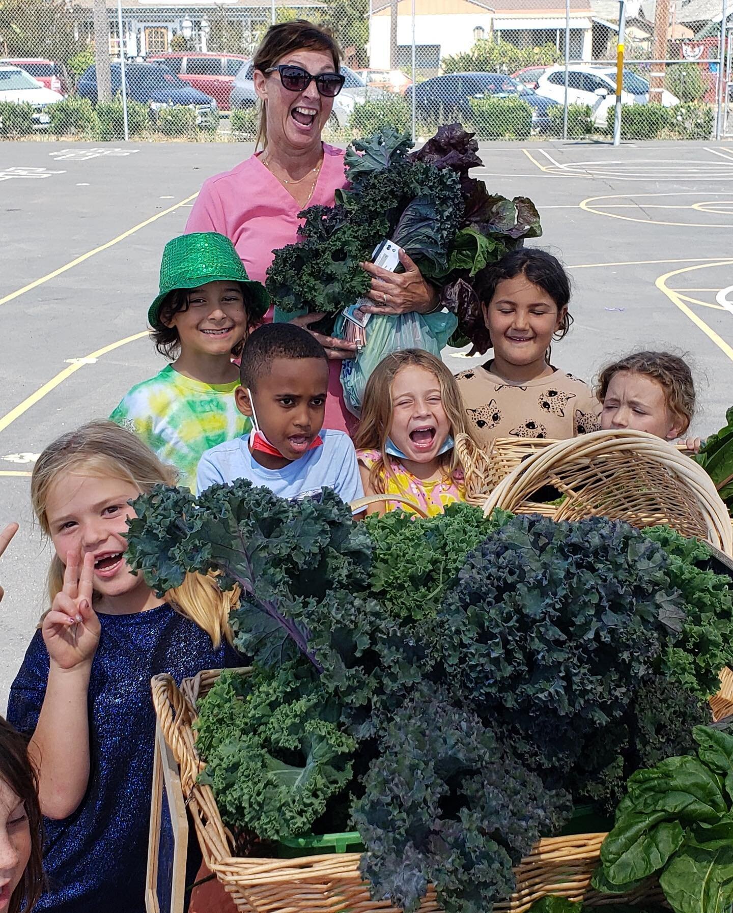 Our Jefferson Elementary School Garden Club students in #northpark hosted their finale Farmstands this week.  Each child personally served a parent, principal, teacher, friend or neighbor the fresh harvest they grew and gathered from their school gar