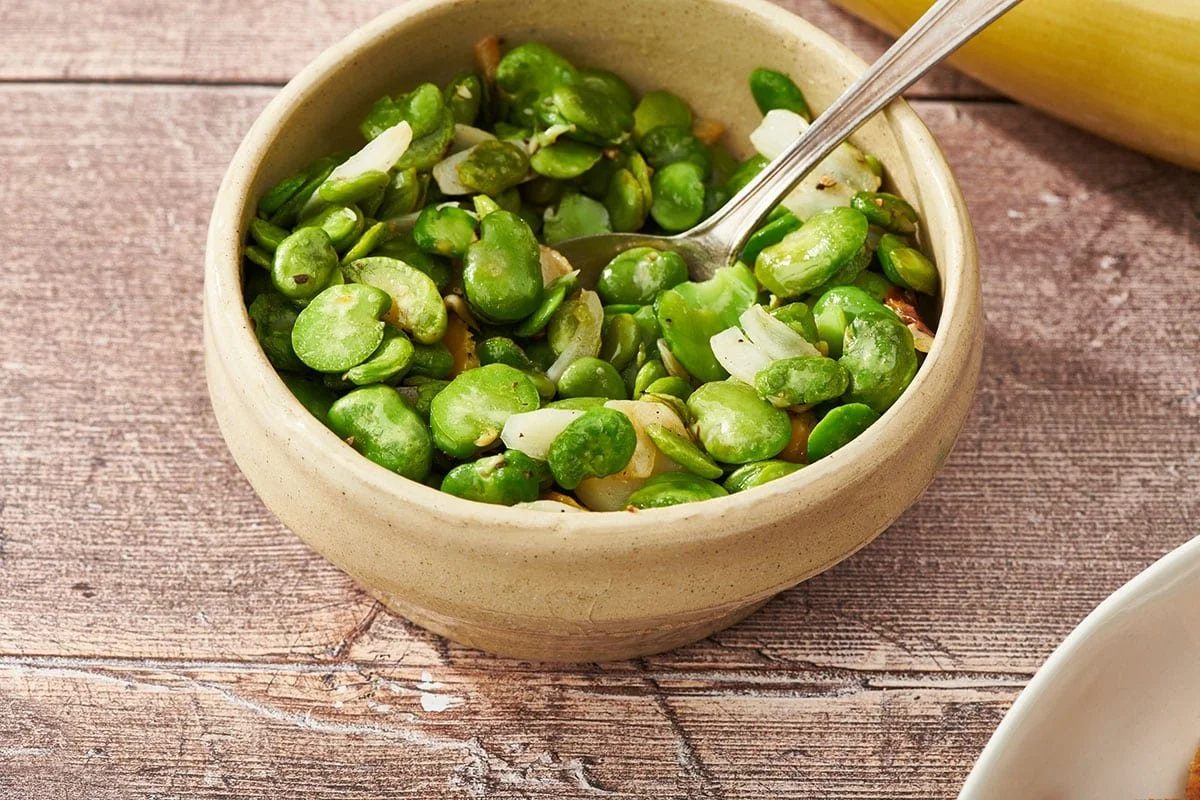 Sautéed Fava Beans