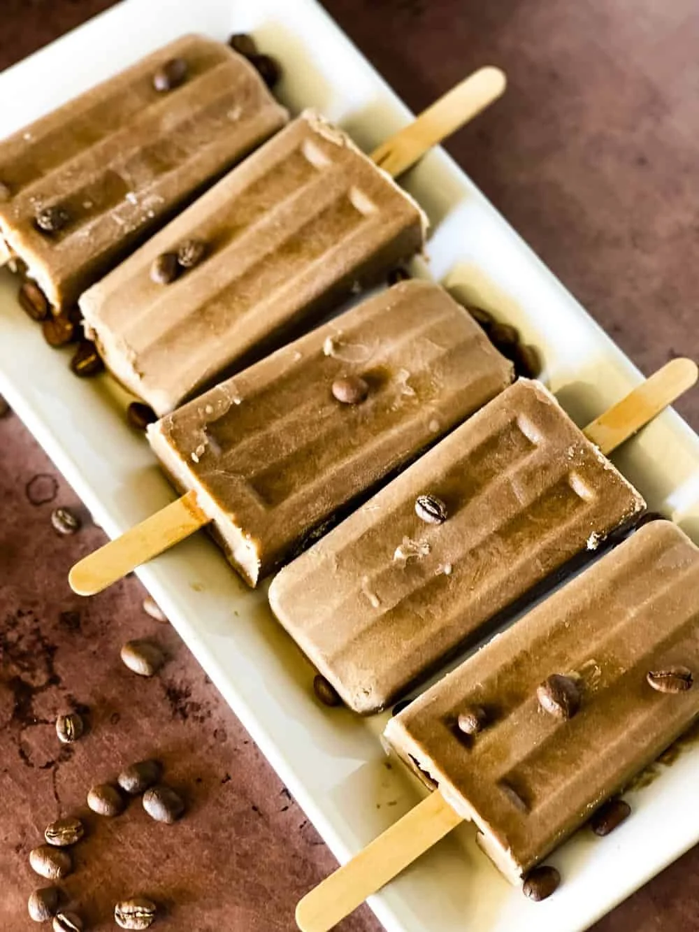 Creamy Latte Coffee Popsicles