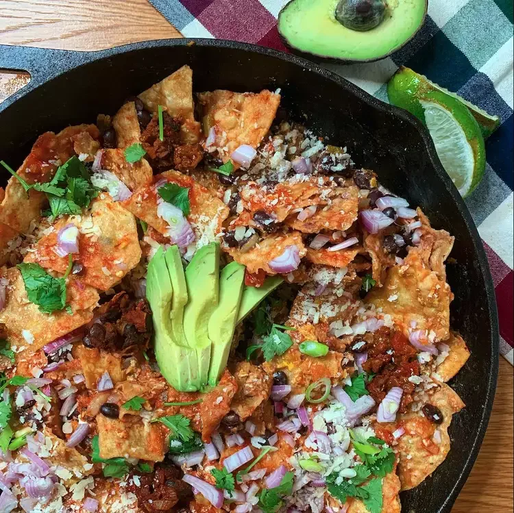 Black Bean Chilaquiles