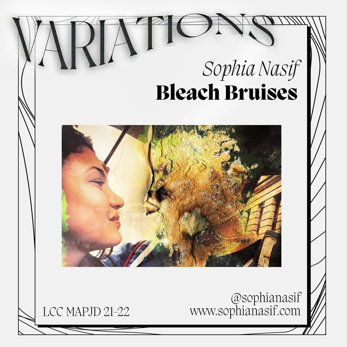 I will be exhibiting my latest project, BLEACH BRUISES, at the @lccmapjd WIP show VARIATIONS 18-20 June at Safehouse 1 &amp; 2 in Peckham! #exhibition #photography #art #artist #photographer #rethink