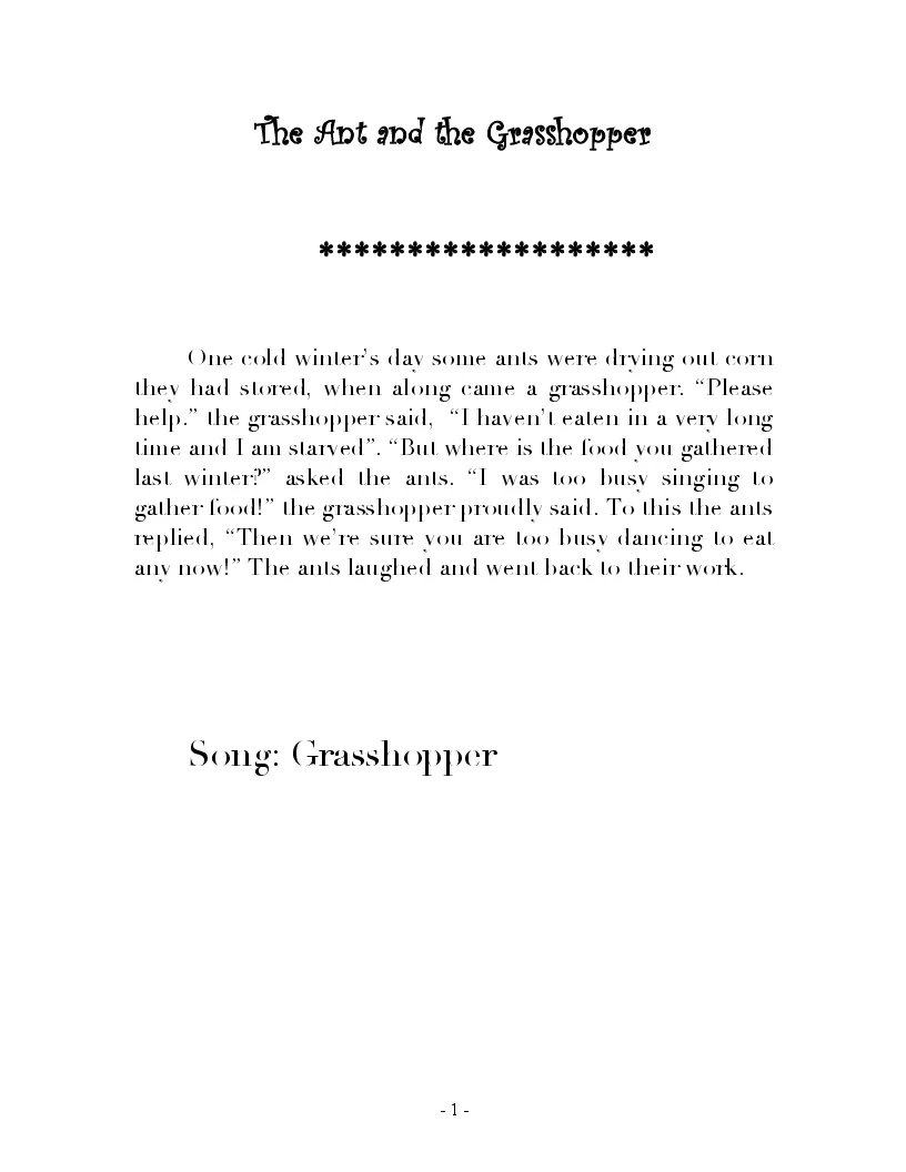 Partial sample