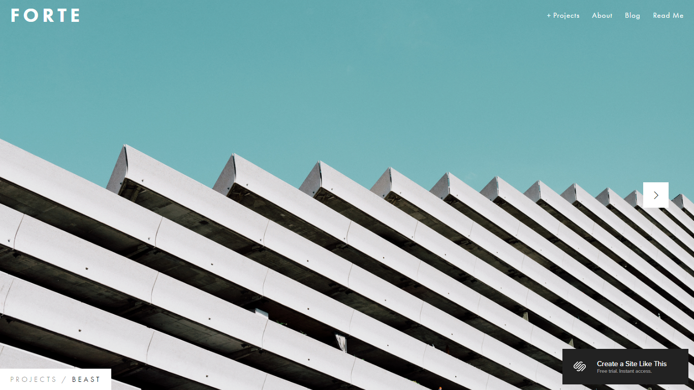 Squarespace Forte Template