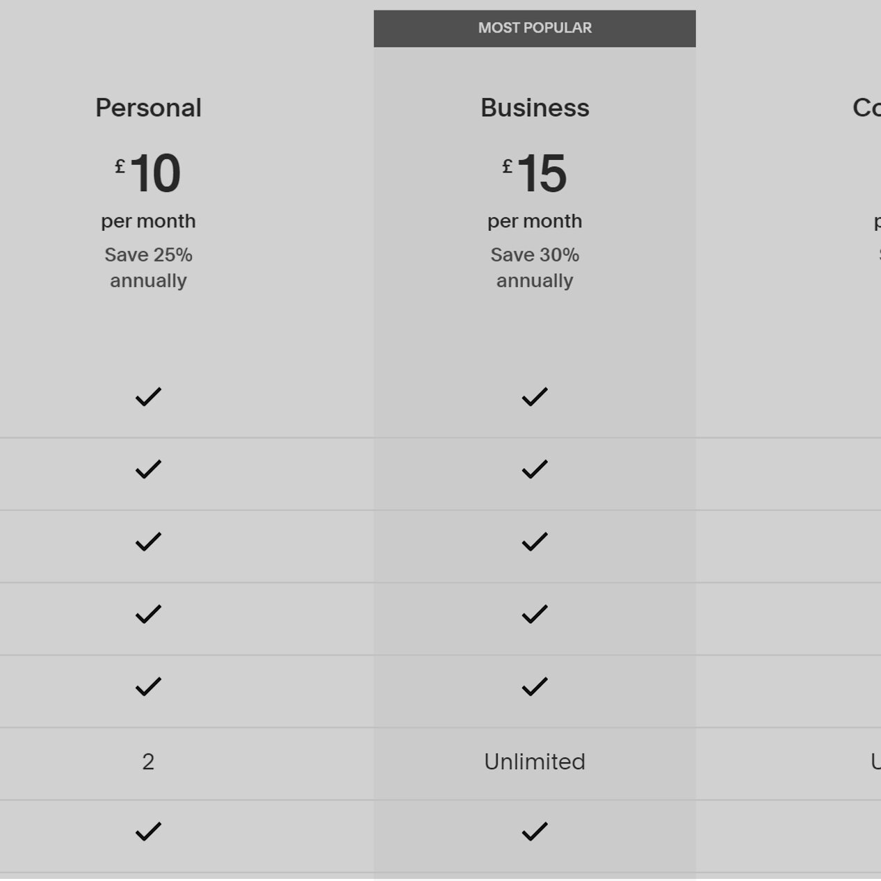 Paying for your Squarespace Plan