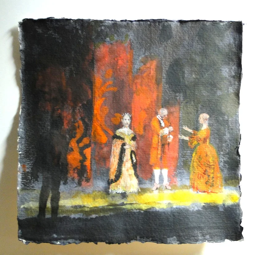 Rehearsing Manon's entrance