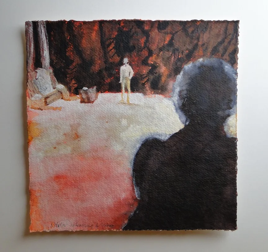 Notator rehearsing Des Grieux