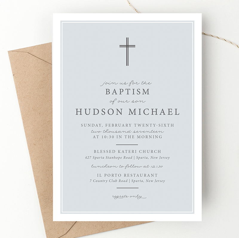 Jula Paper Co: Baby Announcements + Baptism Invitations