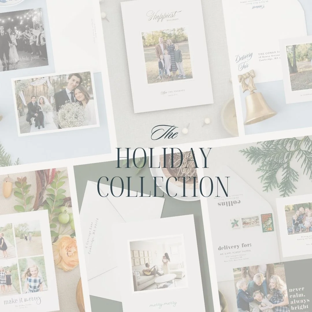 ✨The 2025 Holiday Collection is live!✨

This post will be pinned as a reference for all things holiday ordering this season. 🌲🌲

The biggest question I get every year is &quot;Can I... change the color, the orientation, the greeting, add a backer, 