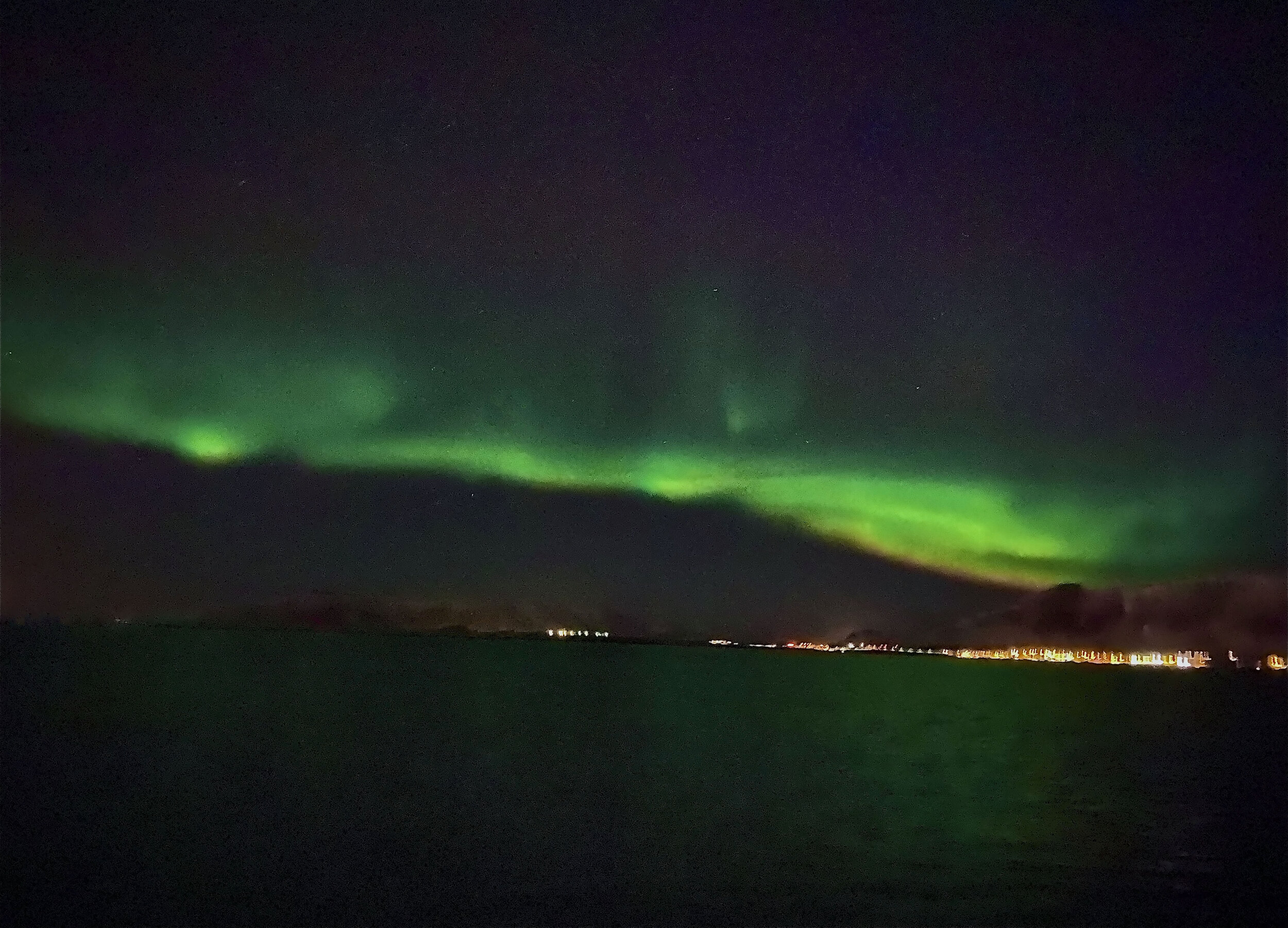 Northern Lights Boat Tour. Shot on iPhone 11.