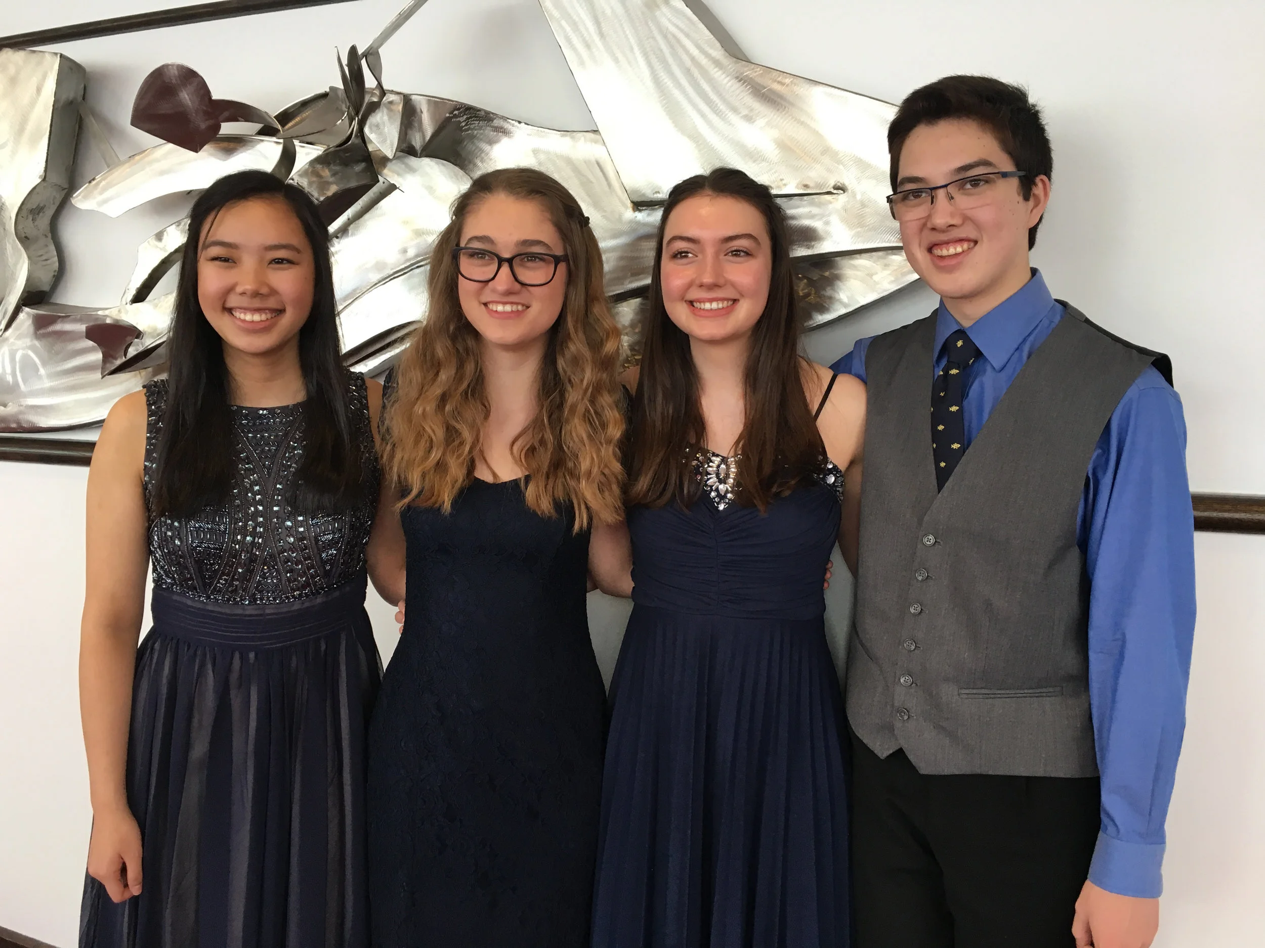 Quartet Fourzando (2018) —J oelle Chen, Makaela Foerderer, Elizabeth Bergmann, Dylan Kinneavy, coached by Tom Rosenberg