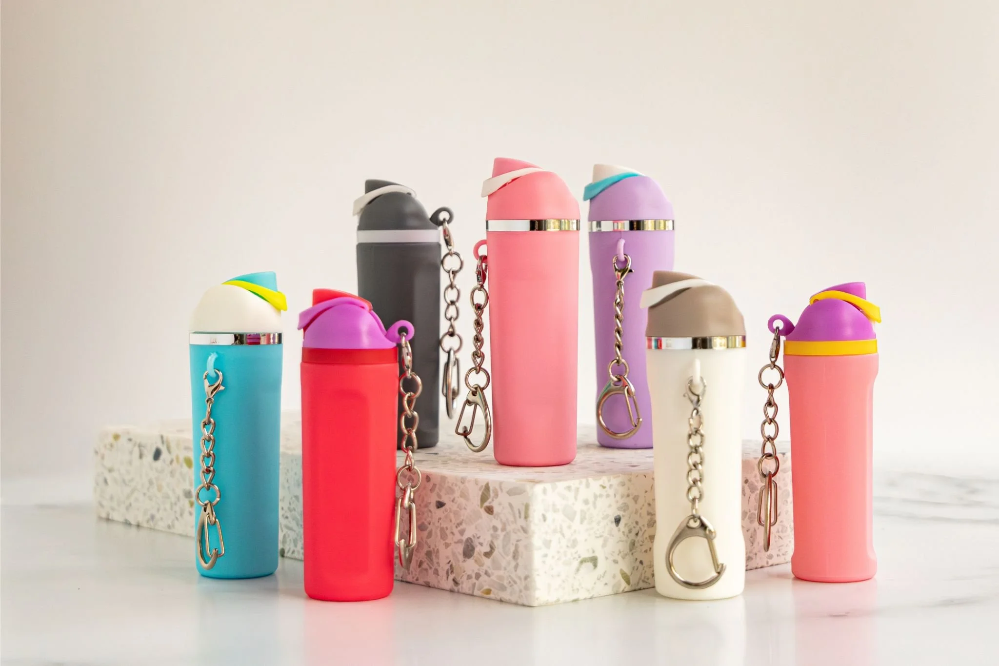 Owala Keychain Lip Balm Holder (includes 1 Nourish Lip Balm)