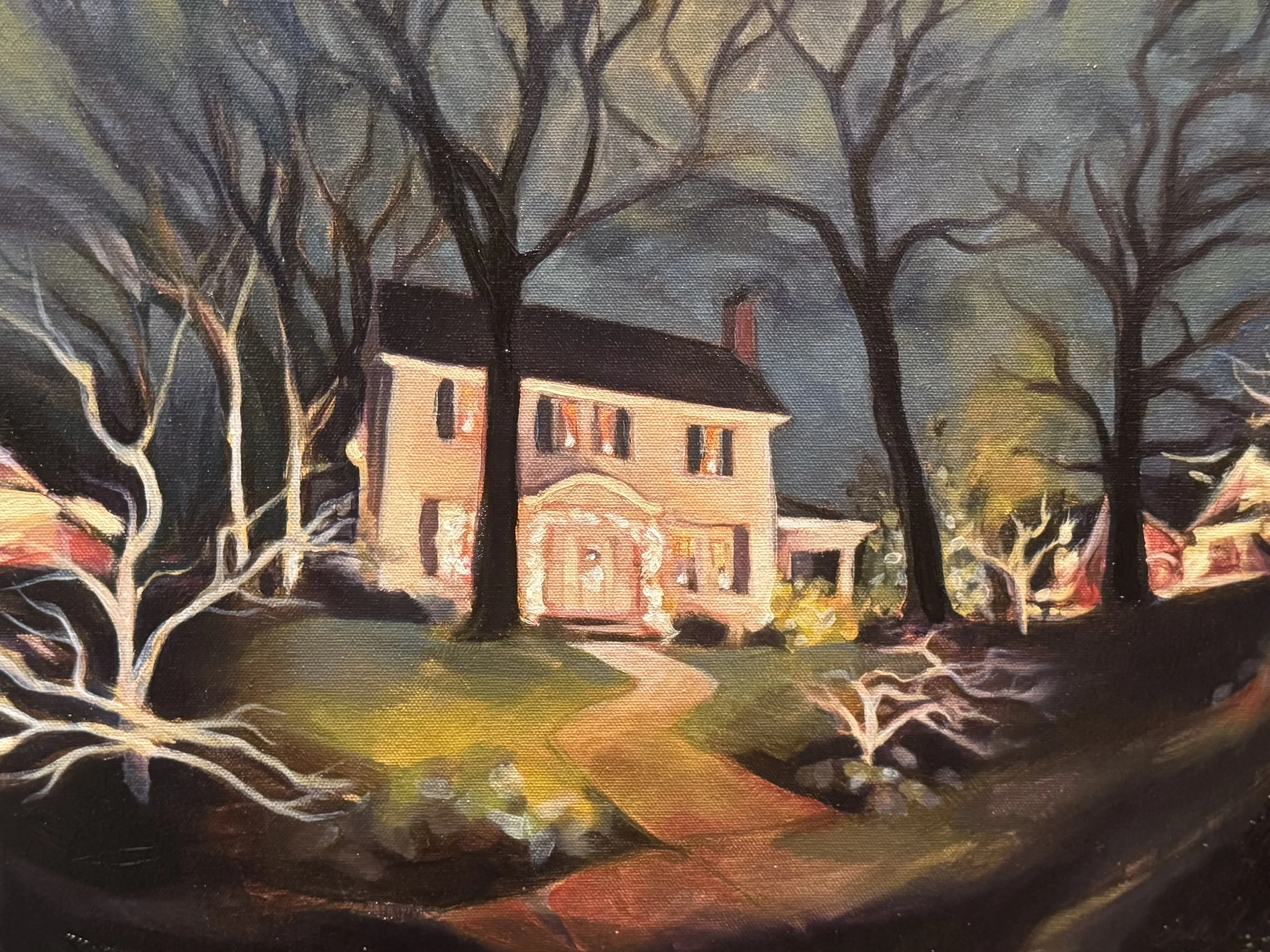 Our Dilworth Home (12"x16") Oil on Canvas