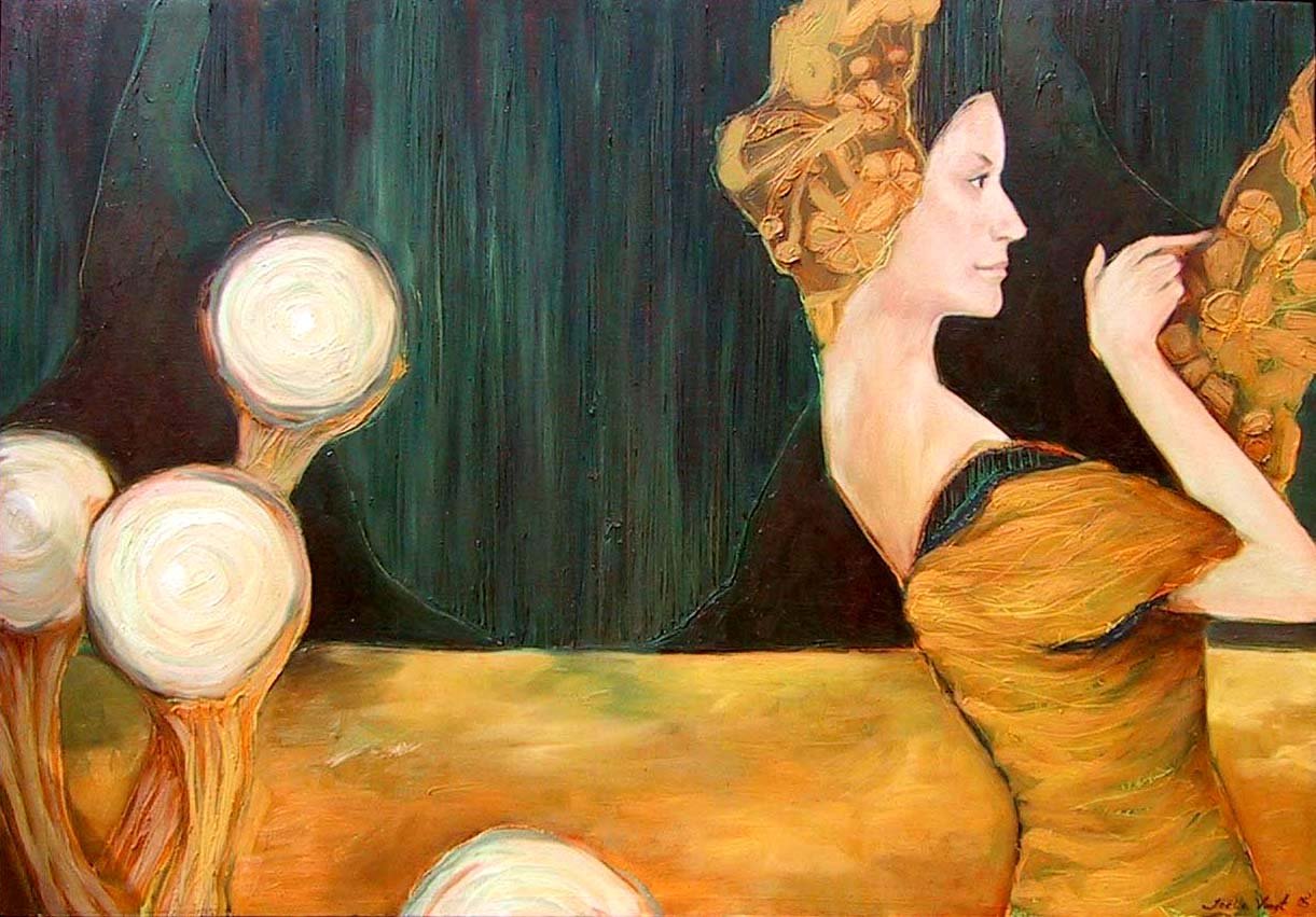 Upon the Music (46"x36") oil on canvas