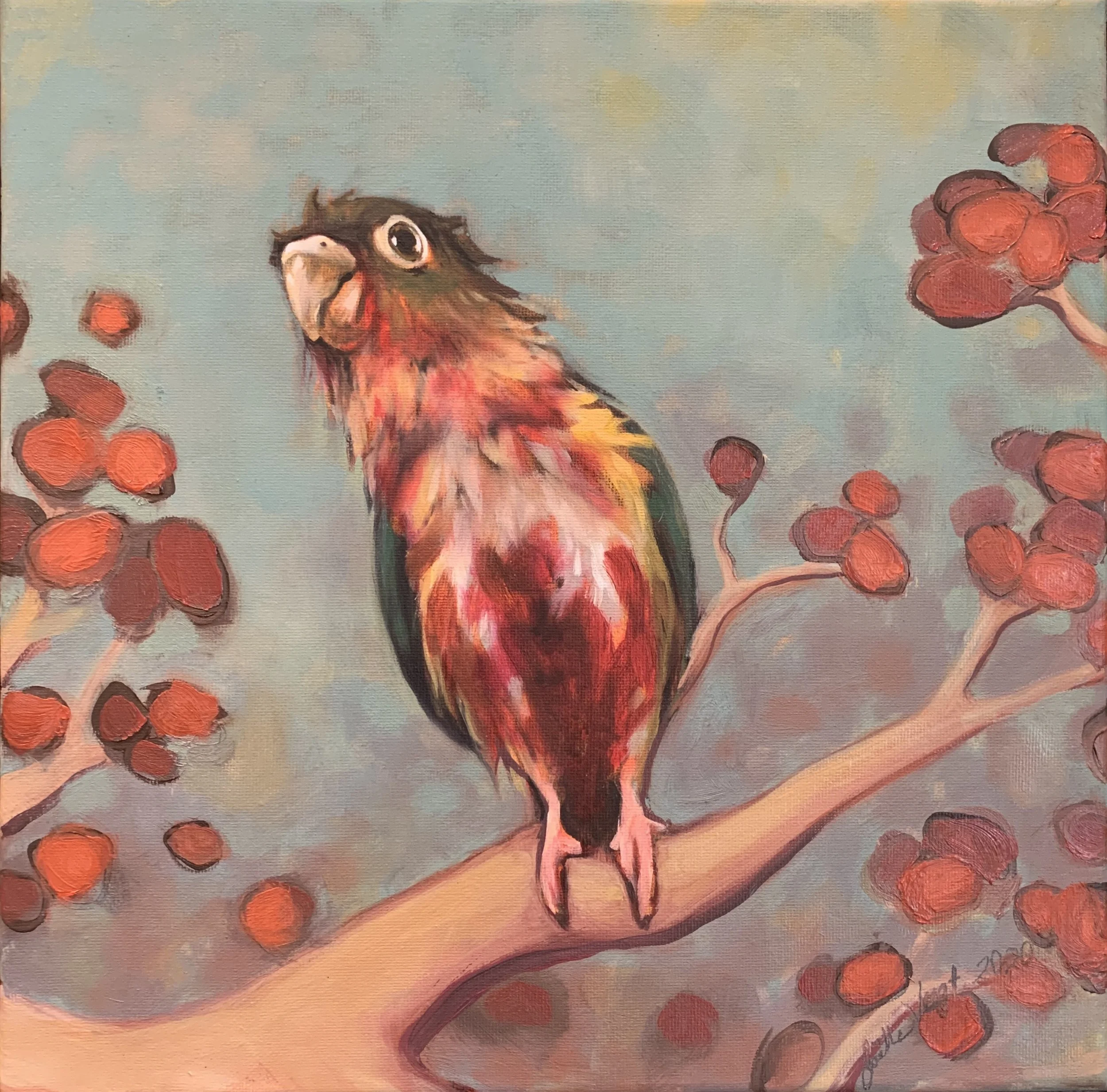 Grit (10"x10") Oil on Canvas