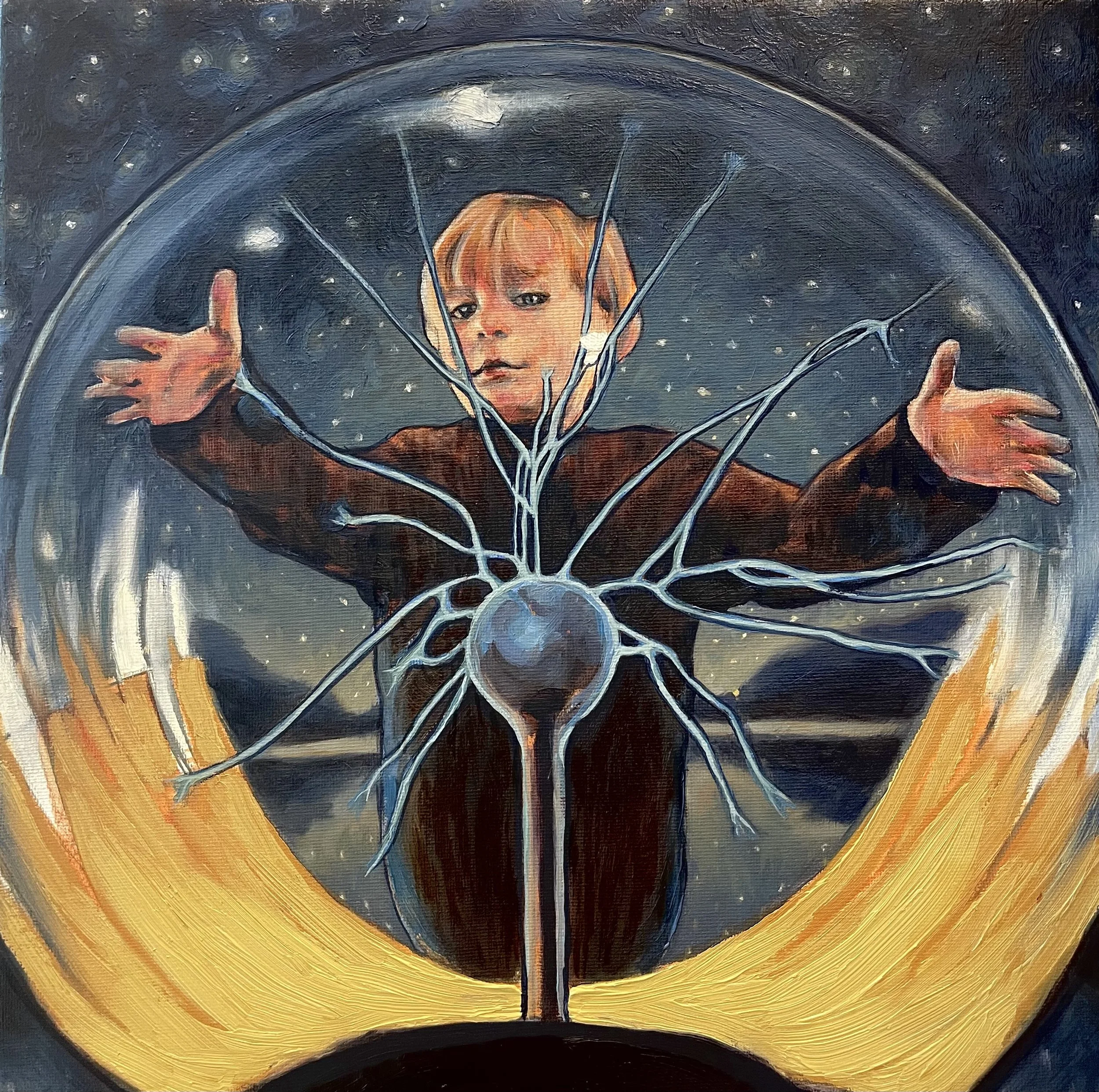 Thomas (14"x14") Oil on Canvas